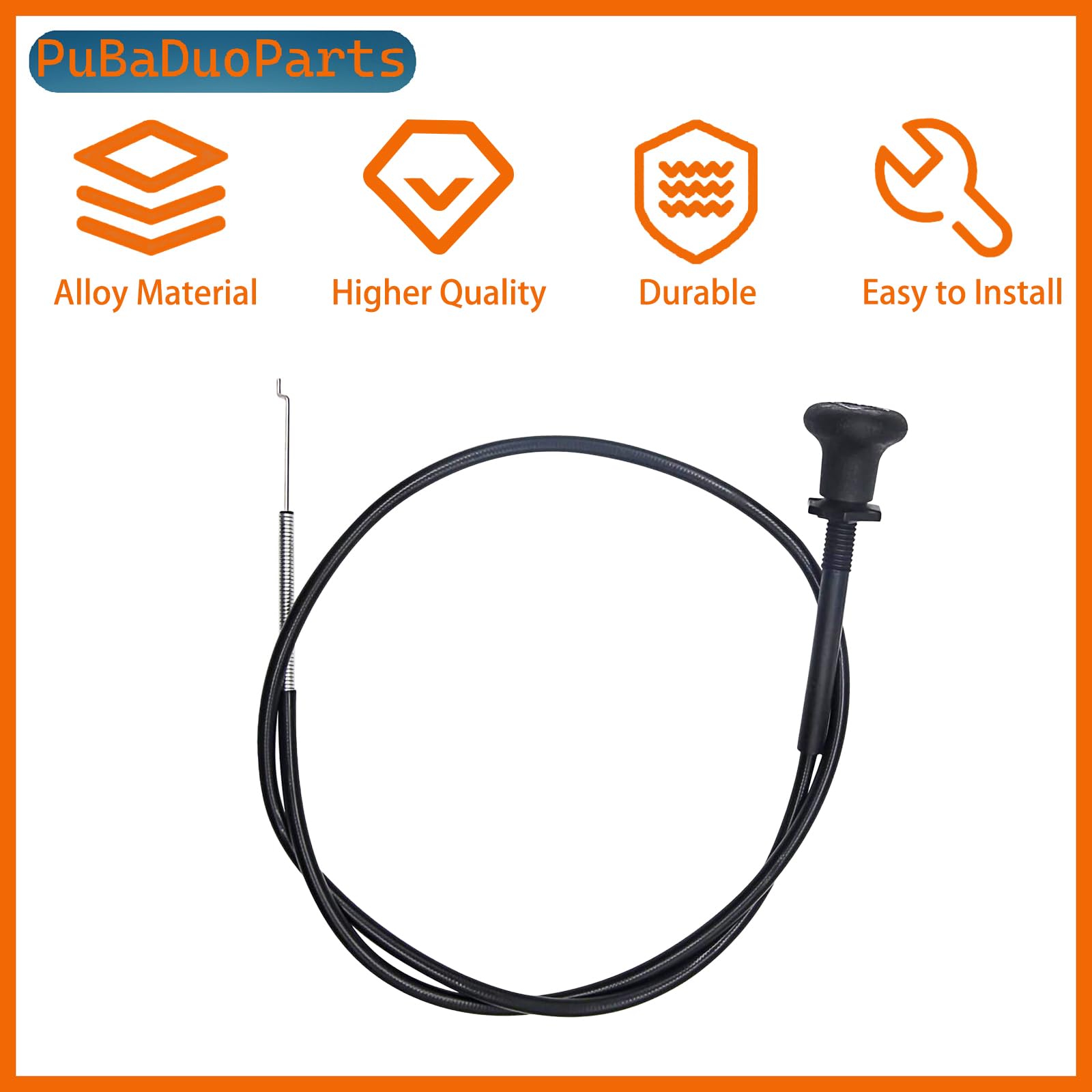 Pubaduoparts 946-1085A Choke Control Cable For Mtd Cub Cadet Lt1042/Lt1045/Lt1046/Lt1050, Troy-Bilt, Bolens Riding Lawn Mowers -