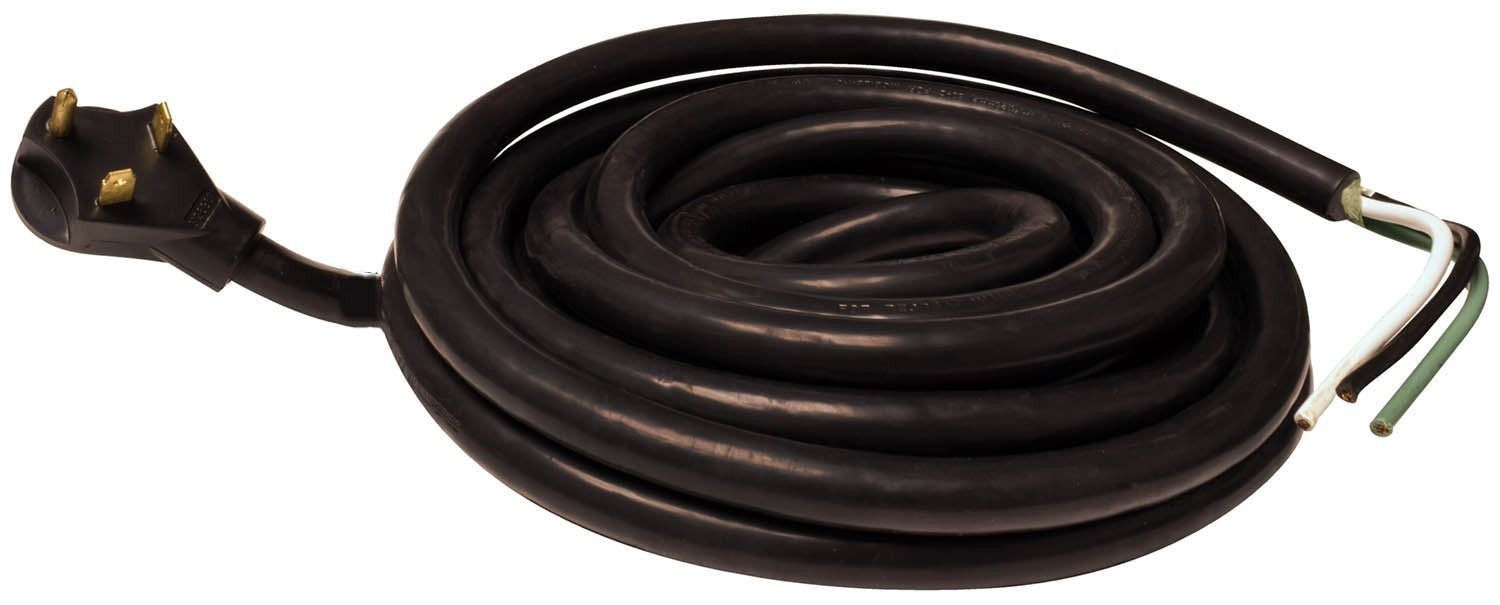 Valterra Mighty Cord A103025ENDBK 25 30A Power Cord (Bulk), Black