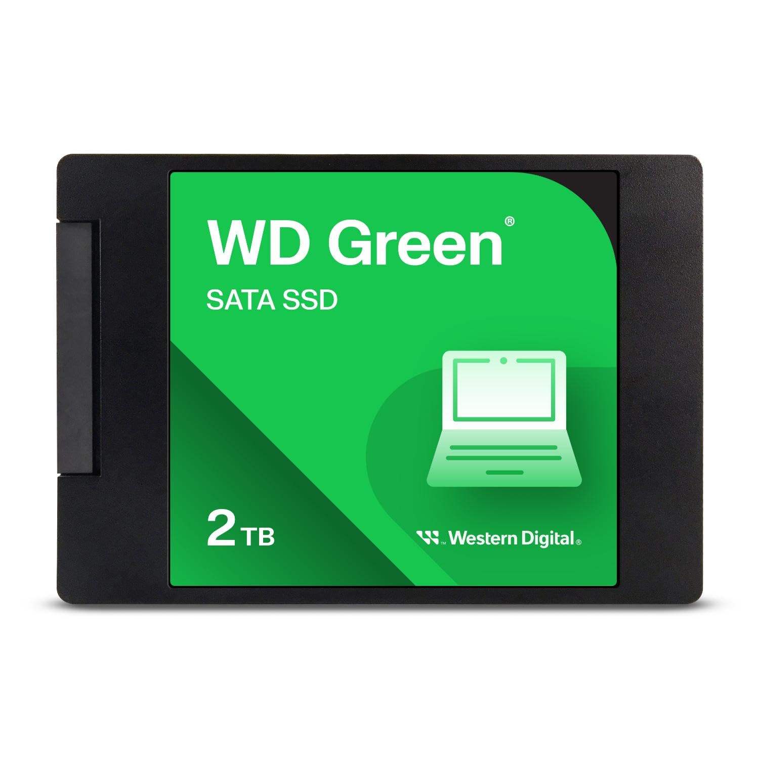Western Digital 2TB WD Green Internal PC SSD Solid State Drive - SATA III 6 Gb/s, 2.5/7mm, Up to 550 MB/s - WDS200T2G0A