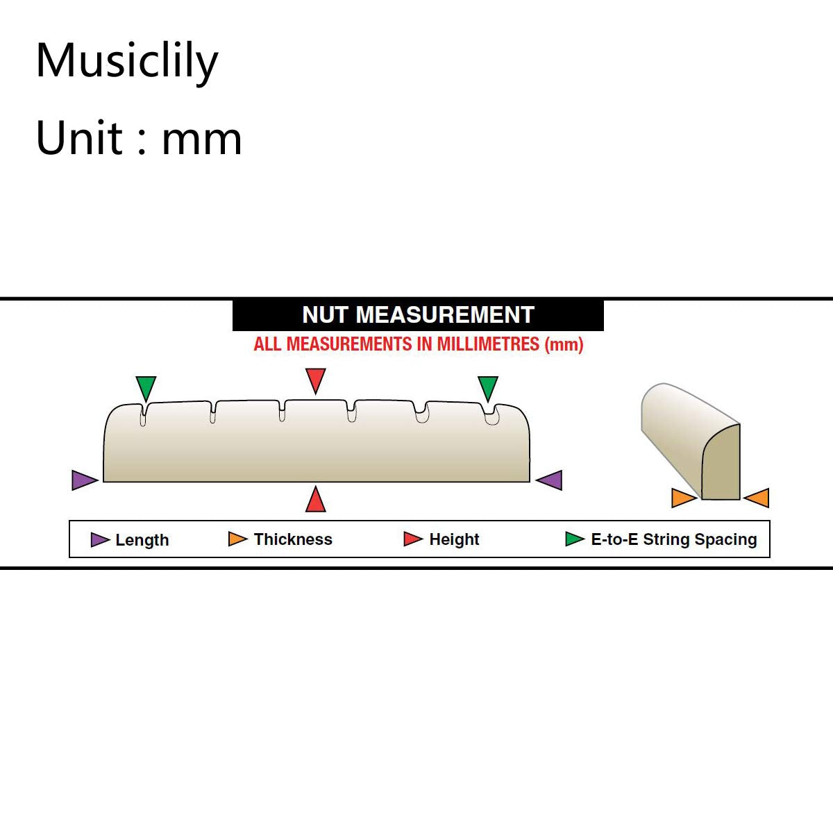 Graphtech Tusq Nut   Gibson Slotted Acoustic
