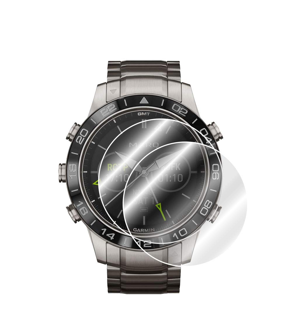 IPG for GARMIN MARQ Smartwatch Hydrogel Screen Protector (2 Units) Invisible HD Clear Film Anti Scratch Guard-Smooth/Self-Healin