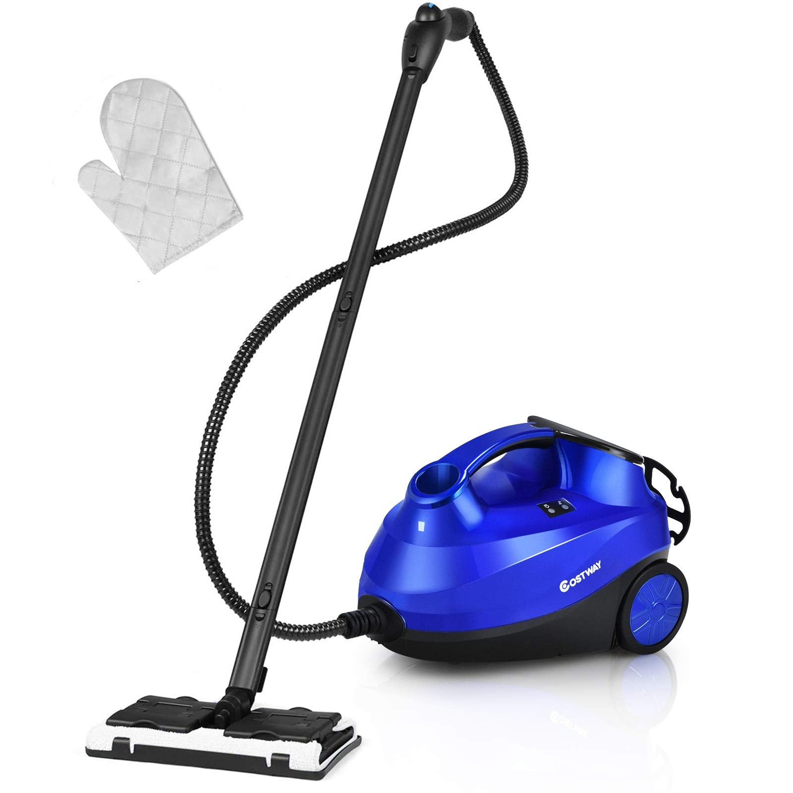 Costway 2000W Multipurpose Steam Cleaner With 19 Accessories, Household Steamer W/ 1.5L Tank For Chemical Free Cleaning, Heavy D