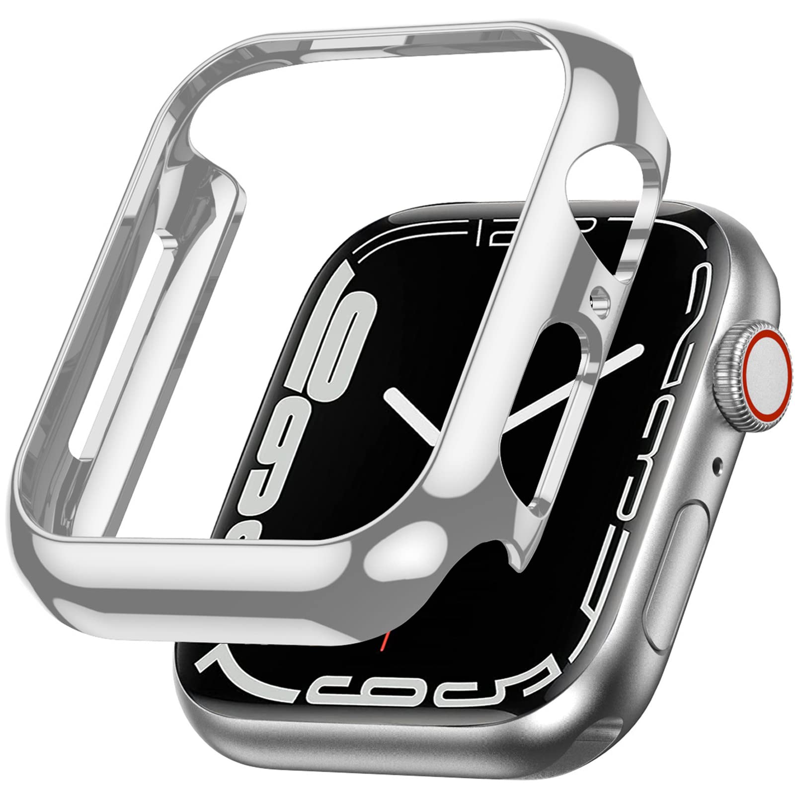 Miimall Compatible Apple Watch 41Mm Series 8/7 Case Women Men Hard Pc Frame [No Screen Protector] Ultra Thin Shockproof Full Pro