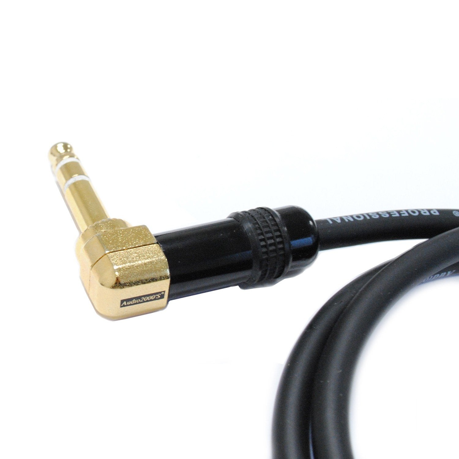 Audio2000'S C20 1/4 Inch Trs Right Angle To Xlr Female Cable (12 Feet 2 Pack)
