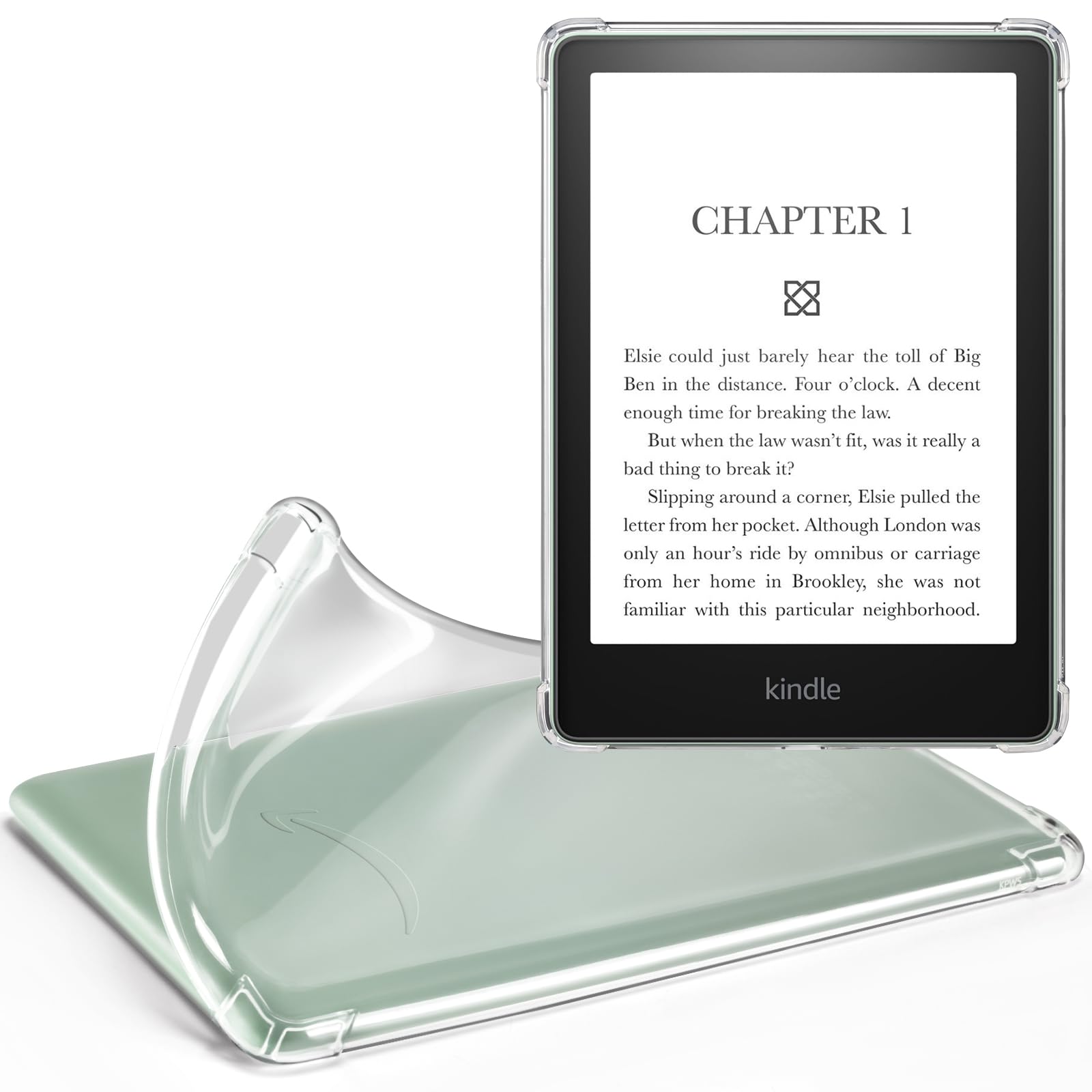 Idlehands Clear Case For All New Kindle Paperwhite 11Th Gen 2021 & Signature Edition(6.8'')   Lightweight, Scratch Proof Silicon