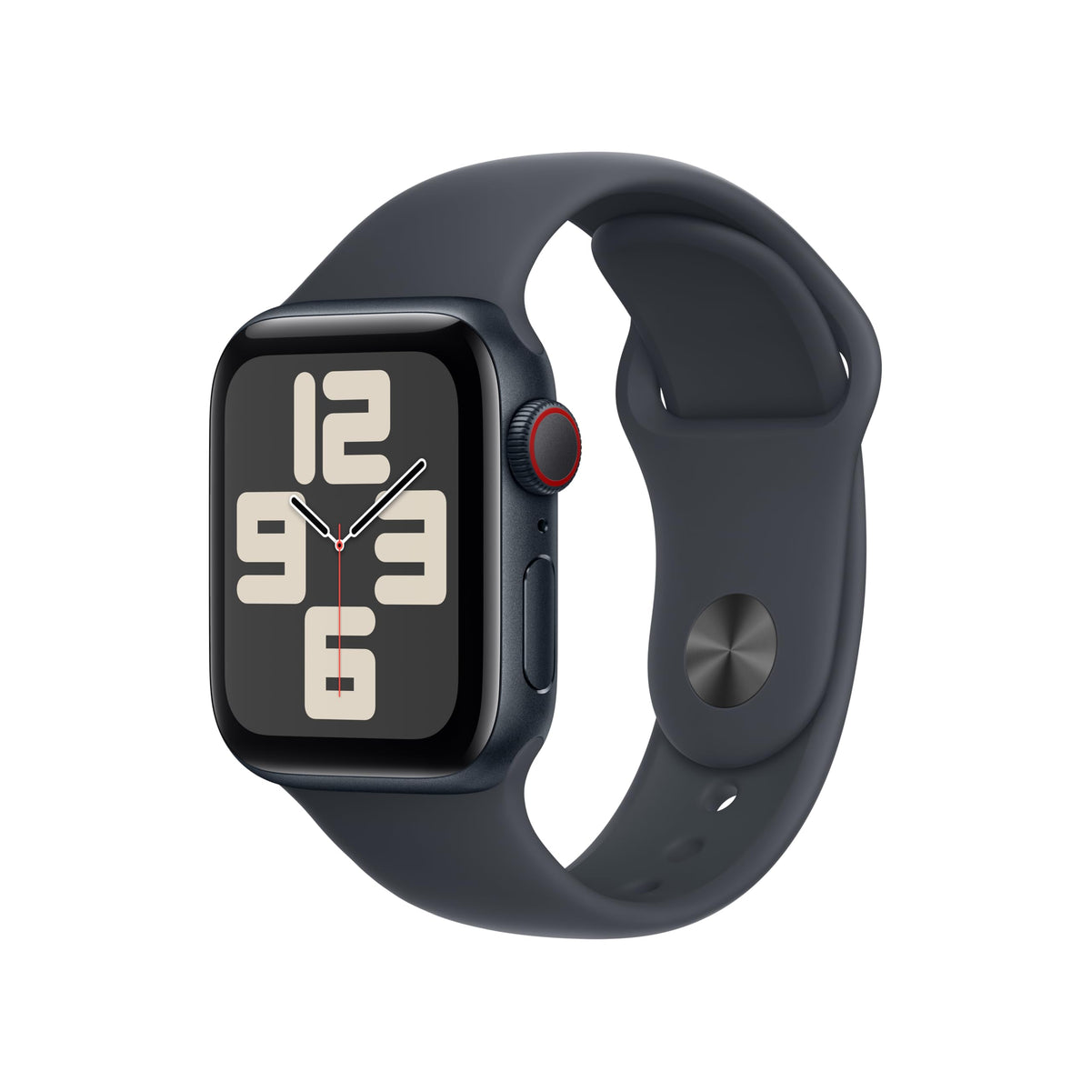 Apple Watch Se (2Nd Gen) [Gps + Cellular 40Mm] Smartwatch With Midnight Aluminium Case With Midnight Sport Band S/M. Fitness And