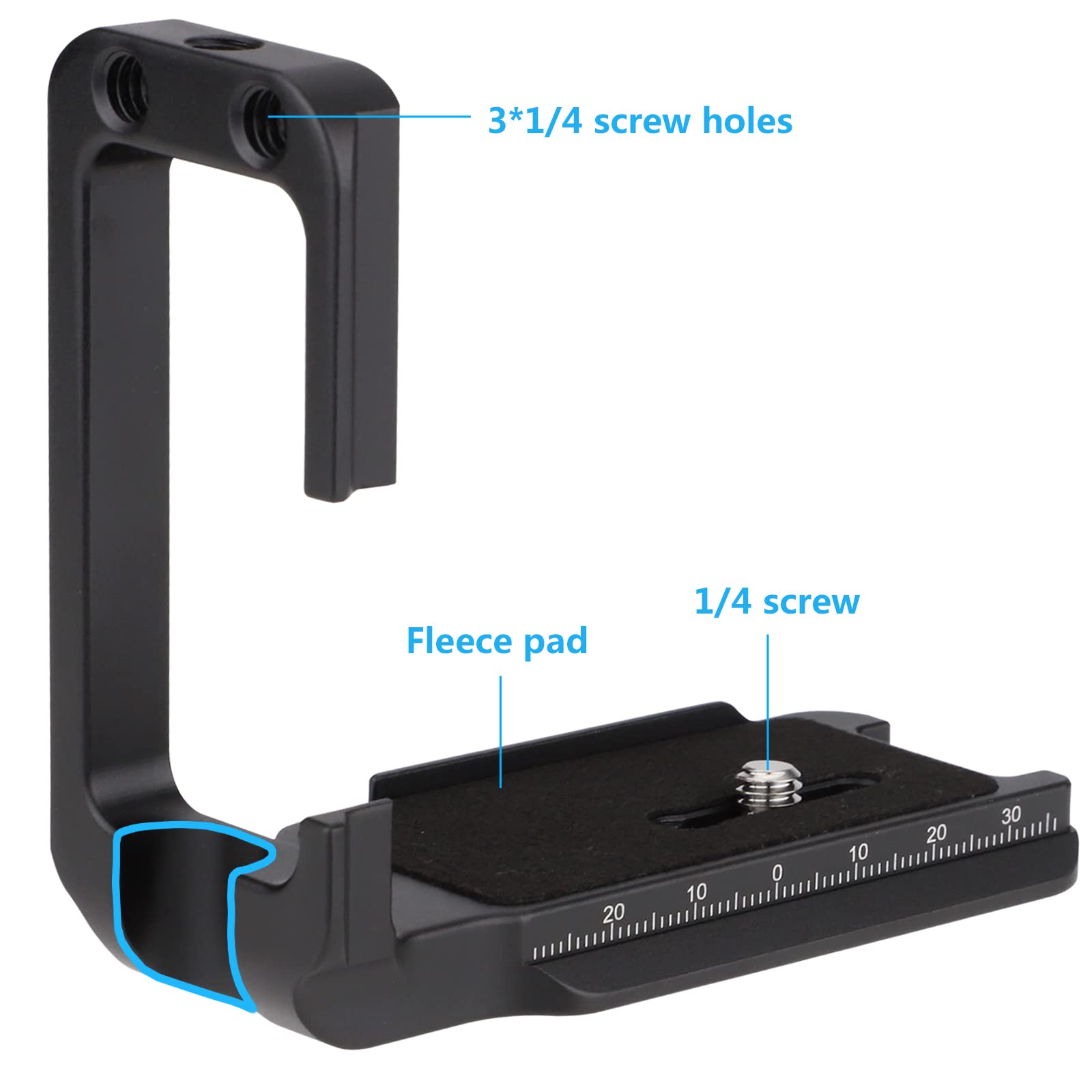 Haoge Hg R7 L Bracket For Canon Eos R7 Camera,Arca Style Compatiable Quick Release Plate