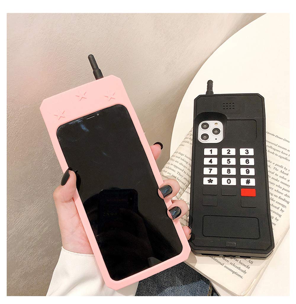 Unnfiko 3D Silicone Case Compatible With Iphone 15 Plus, Retro Classic Creative Soft Rubber Bumper Cover Cool Fun Thick Protecti