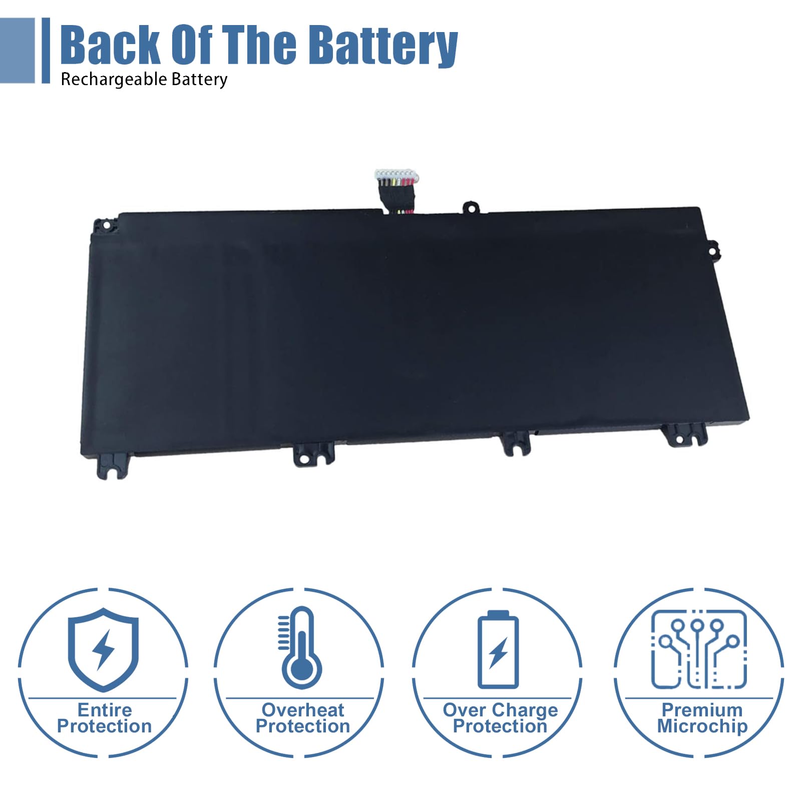 Vanpir B41N1711 Laptop Battery, 15.2V 64Wh 4240Mah Compatible With Asus Fx503Vm Fx63Vd Fx63Vm Gl703Ge Es73 Gl703Vd 1A Rog Strix