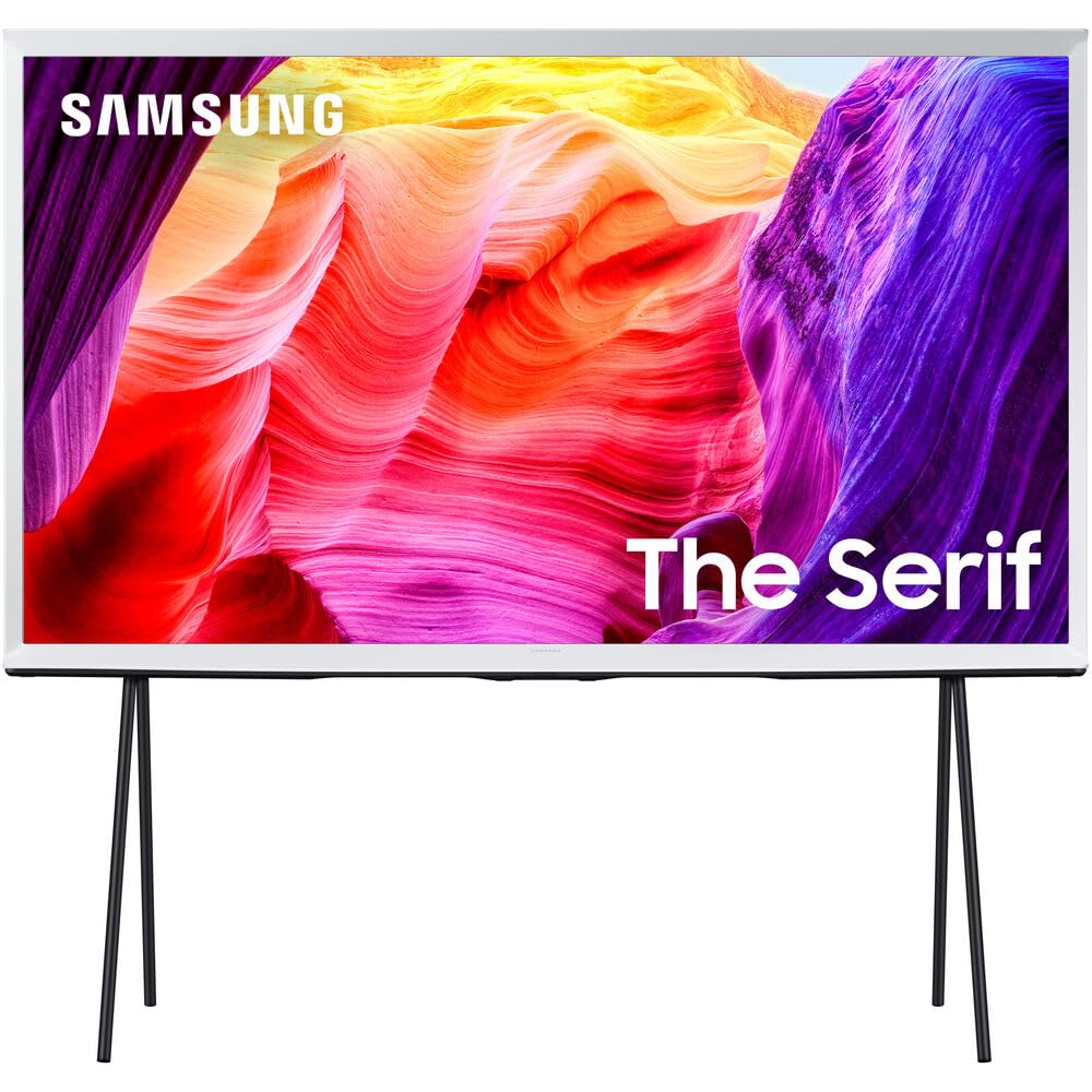 Samsung Qn65Ls01Dafxza 65 Inch Class Qled 4K The Serif Ls01D Series Quantum Hdr Smart Tv 2024 Bundle With Premiere Movies Stream