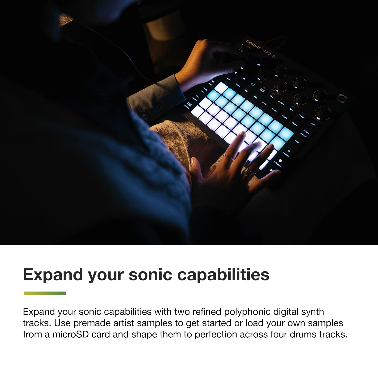 Novation Circuit Tracks: Groovebox Sequencer With Synth Tracks, Midi Tracks And Drum Tracks For Electronic Music Making
