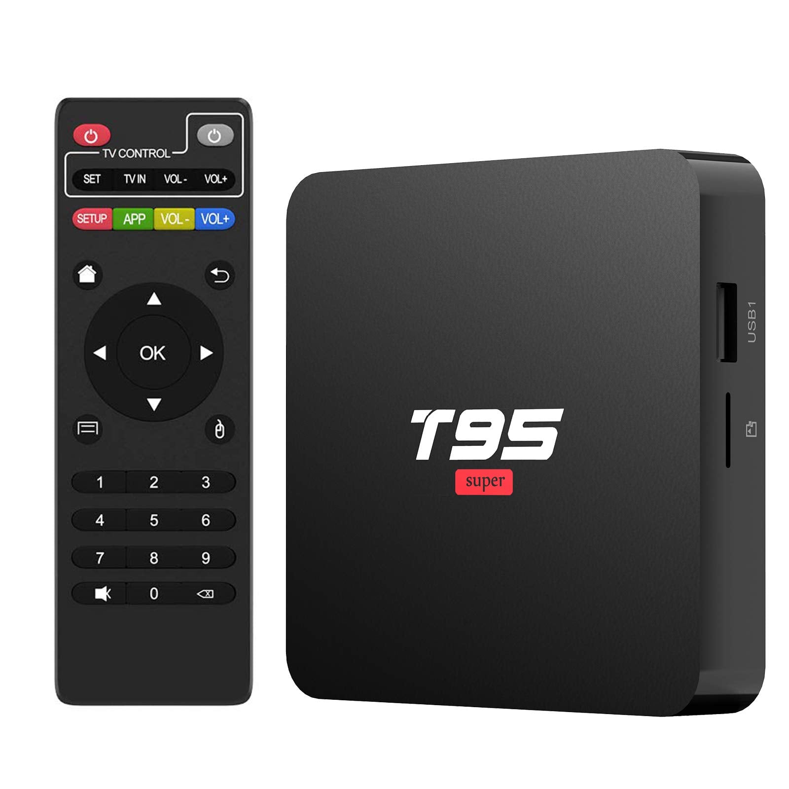 Android Tv Box 10.0, T95 Super Android Tv Box 2Gb Ram 16Gb Rom Quad Core Media Player, Support 2.4Ghz Wifi 4K H.265 3D Usb 2.0, Smart Tv Box Android Box For Tv