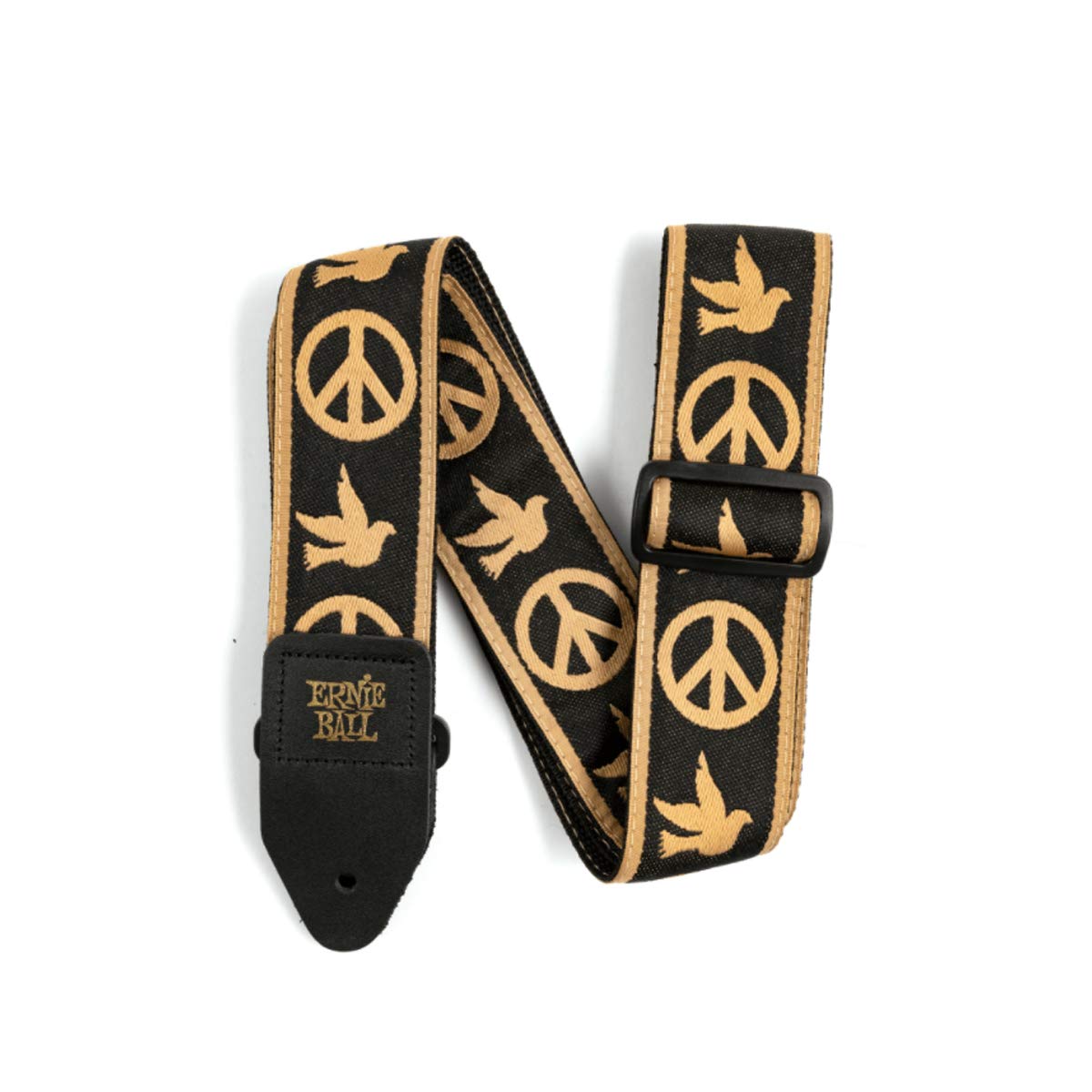 Ernie Ball Jacquard Guitar Strap, Peace Love Dove (P04613)