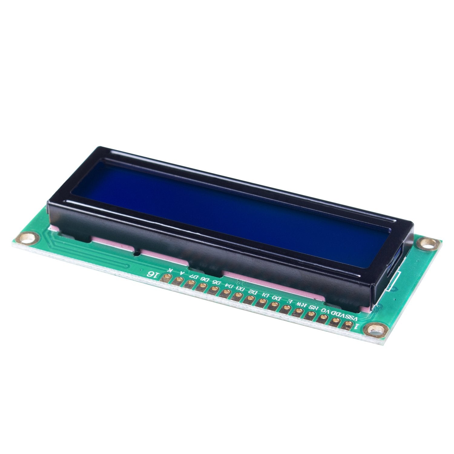 Sunfounder Lcd1602 Module With 3.3V Backlight Compatible With Arduino R3 Mega2560 Raspberry Pi 16X2 Character White On Blue Back