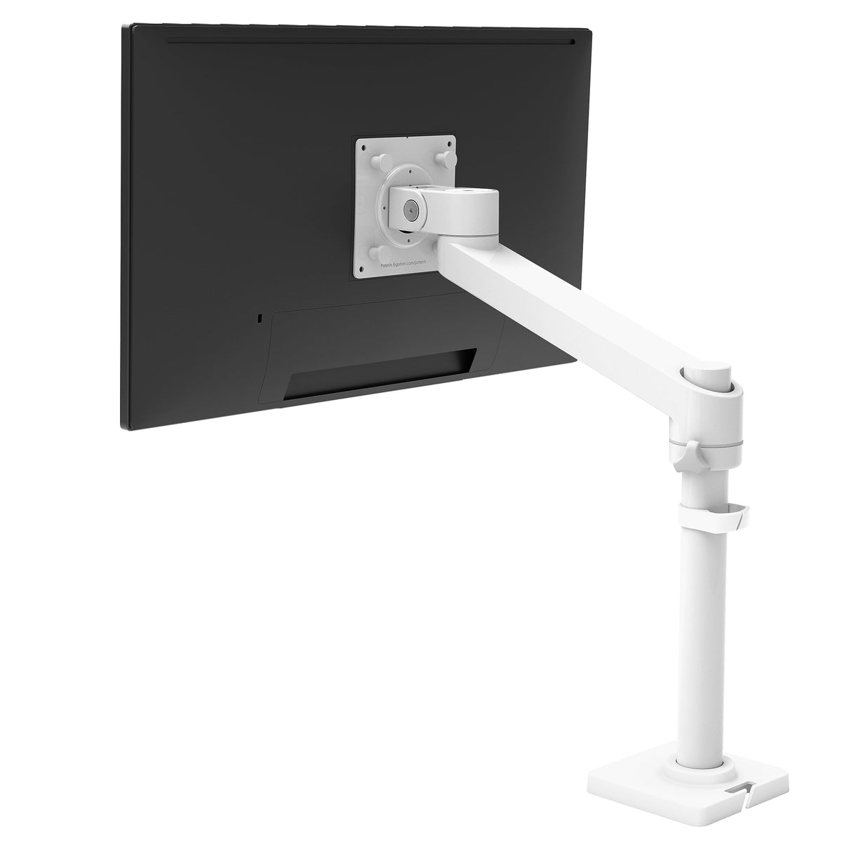 Ergotron � NX Single Monitor Arm, VESA Desk Mount � for Monitors Up to 34 Inches, 0 to 18 lbs � White