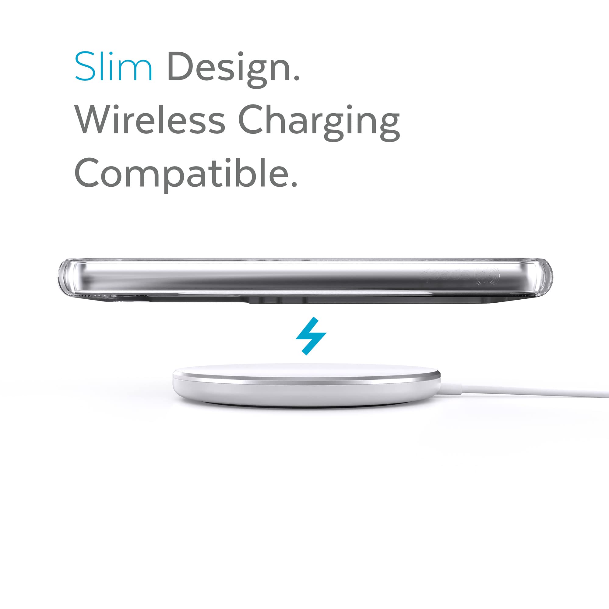 Speck Products Presidio Perfect Clear Samsung Galaxy S22+ Case, Clear/Clear