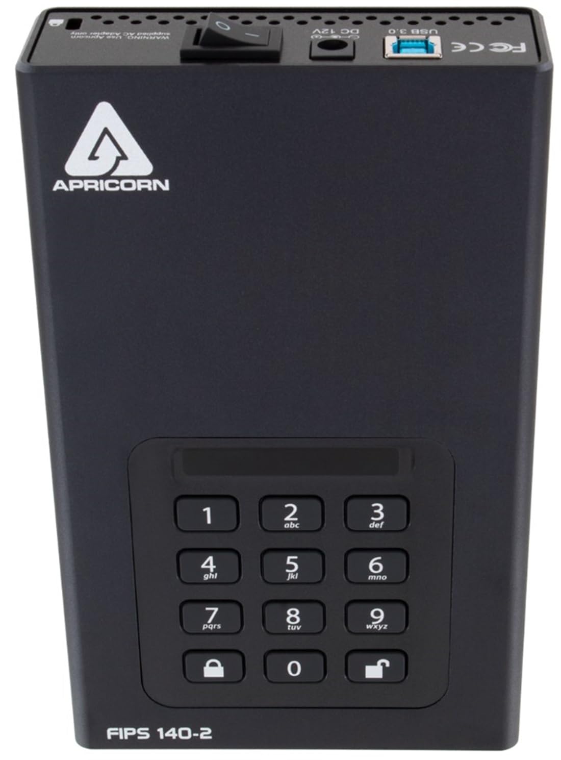Apricorn 8Tb Aegis Desktop Padlock Fips 140 2 Validated 256 Bit Encrypted Hard Drive (Adt 3Pl256F 8000)