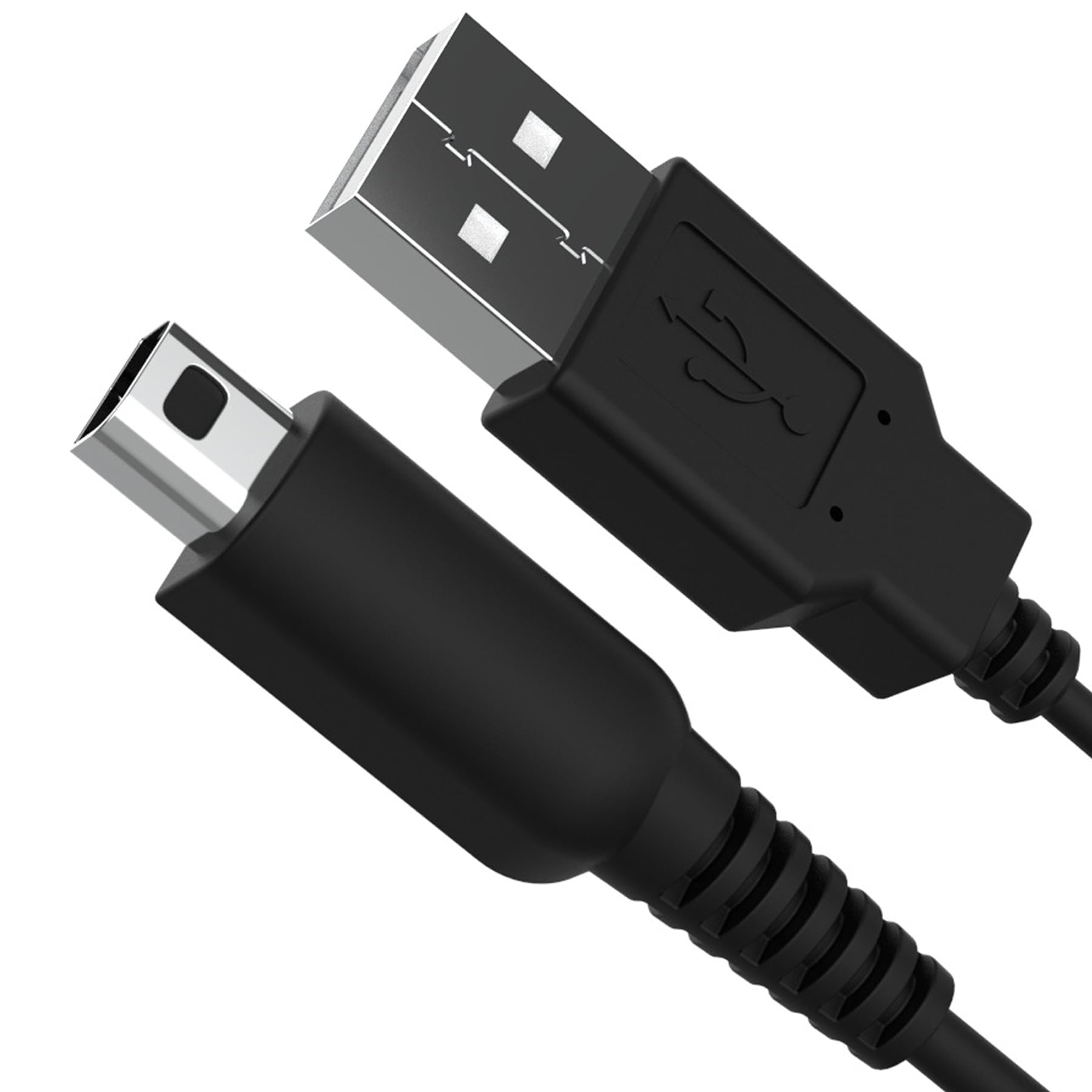 HAUZIK 3DS Charger Cable USB Charging Cord Compatible with Nintendo 3DS 2DS DSi XL Series, 2 Pack