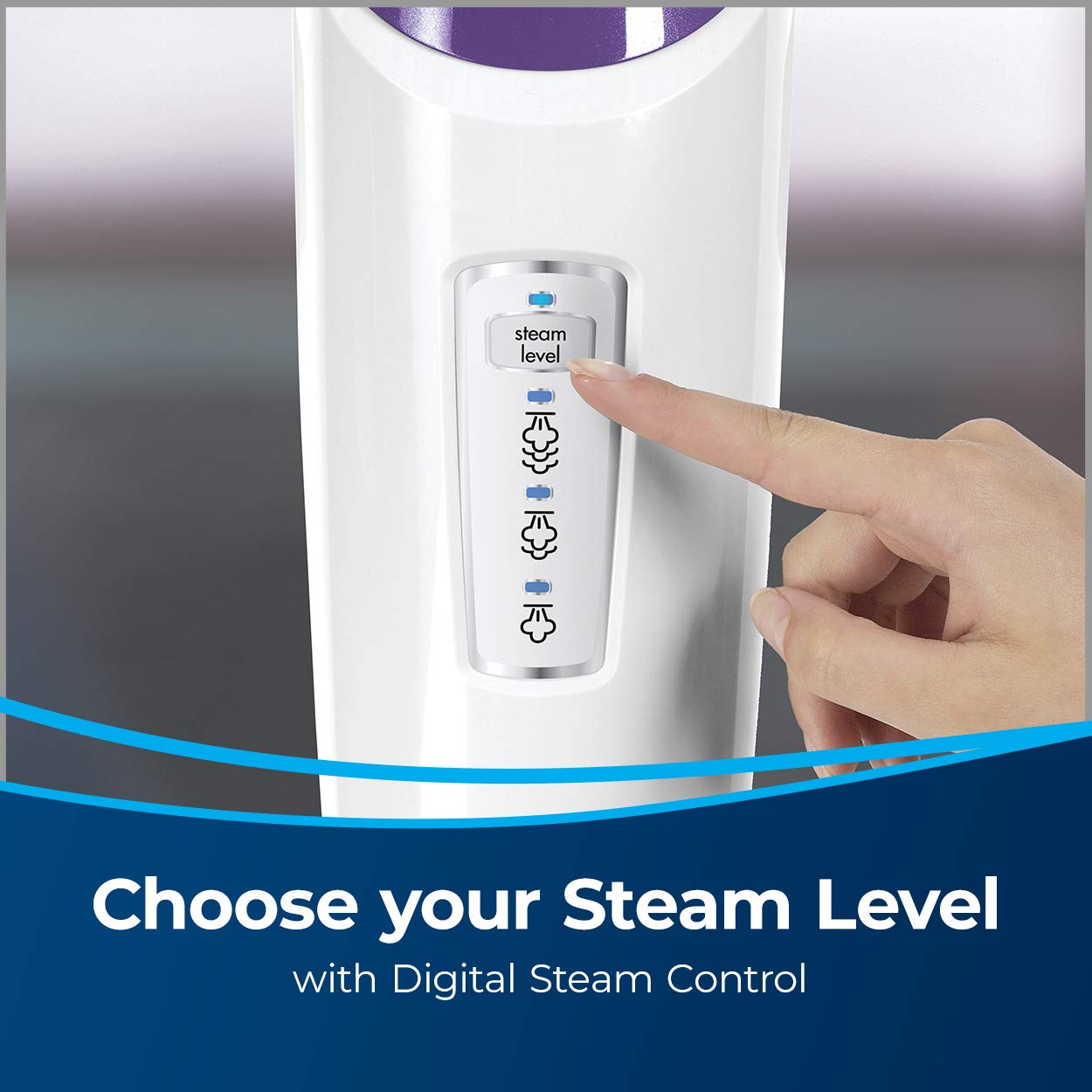 Bissell Powerfresh Pet Steam Mop, 19404, Purple