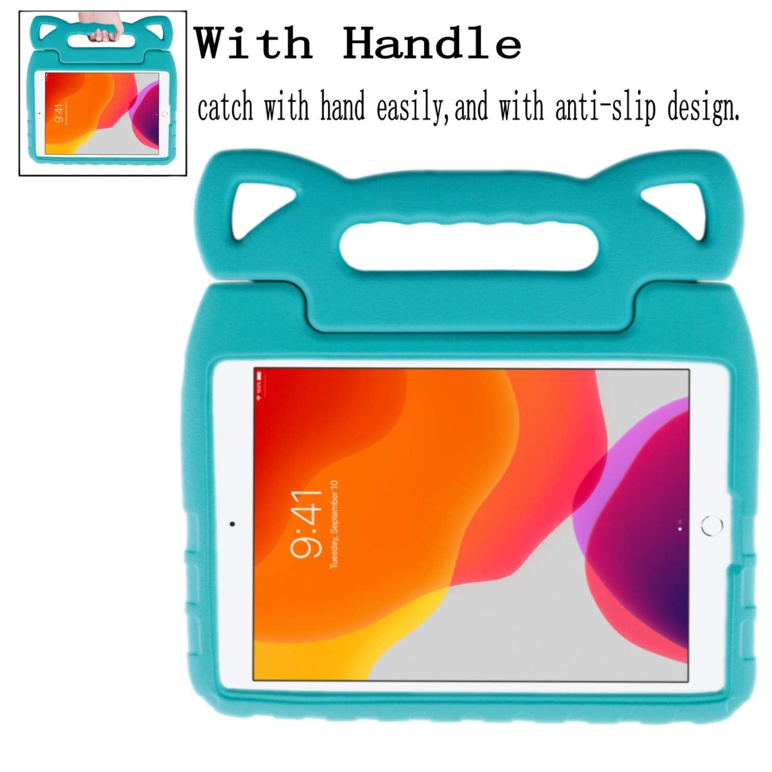 Case For Ipad Air 5Th / 4Th Generation 10.9'' 2022 2202 Kids Case Pro 11 Inch 2022/2021/2020/2018 Shockproof Light Weight Handle
