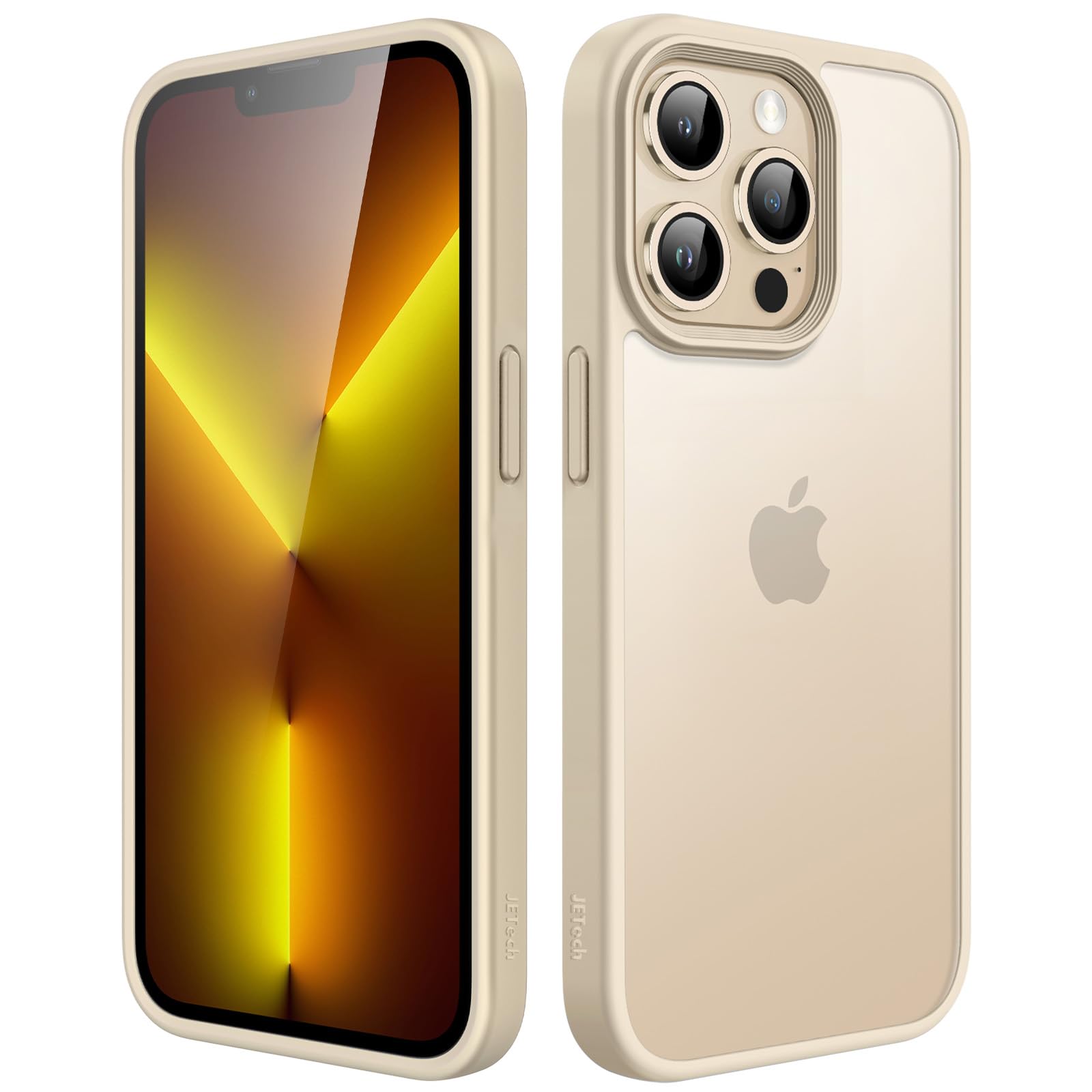 JETech Matte Case for iPhone 13 Pro 6.1-Inch, Shockproof Military Grade Drop Protection, Frosted Translucent Back Phone Cover, A