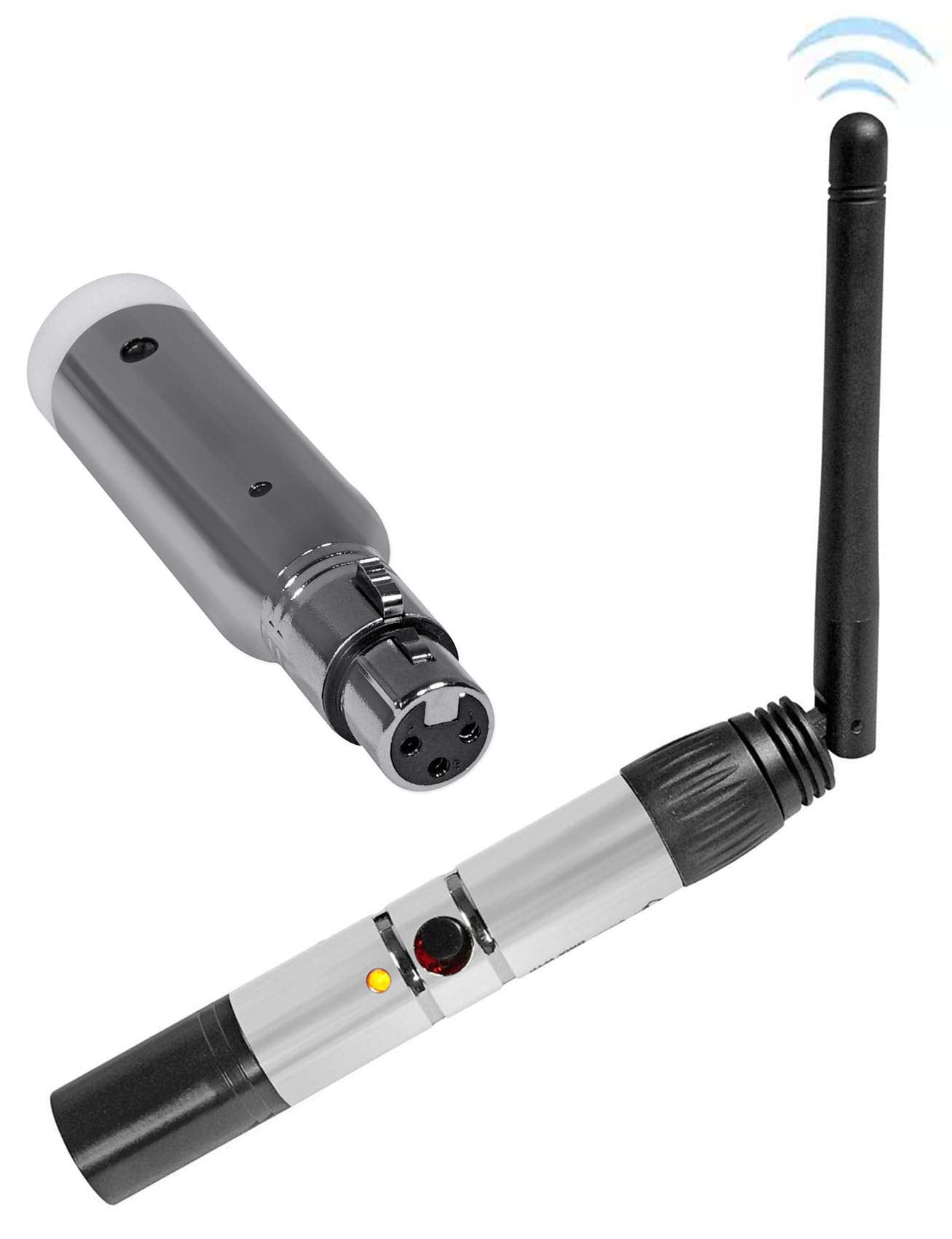 Rockville DMXWTR Wireless DJ DMX Lighting Transmitter+Receiver