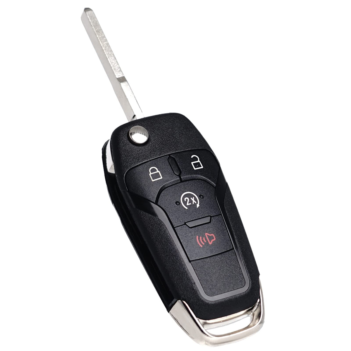 Supaland Remote Start Control Flip Key Fob Replacement Fits For Ford F-150/F150 2015-2024 F250 F350 2017-2022 Ranger 2019-2022 B