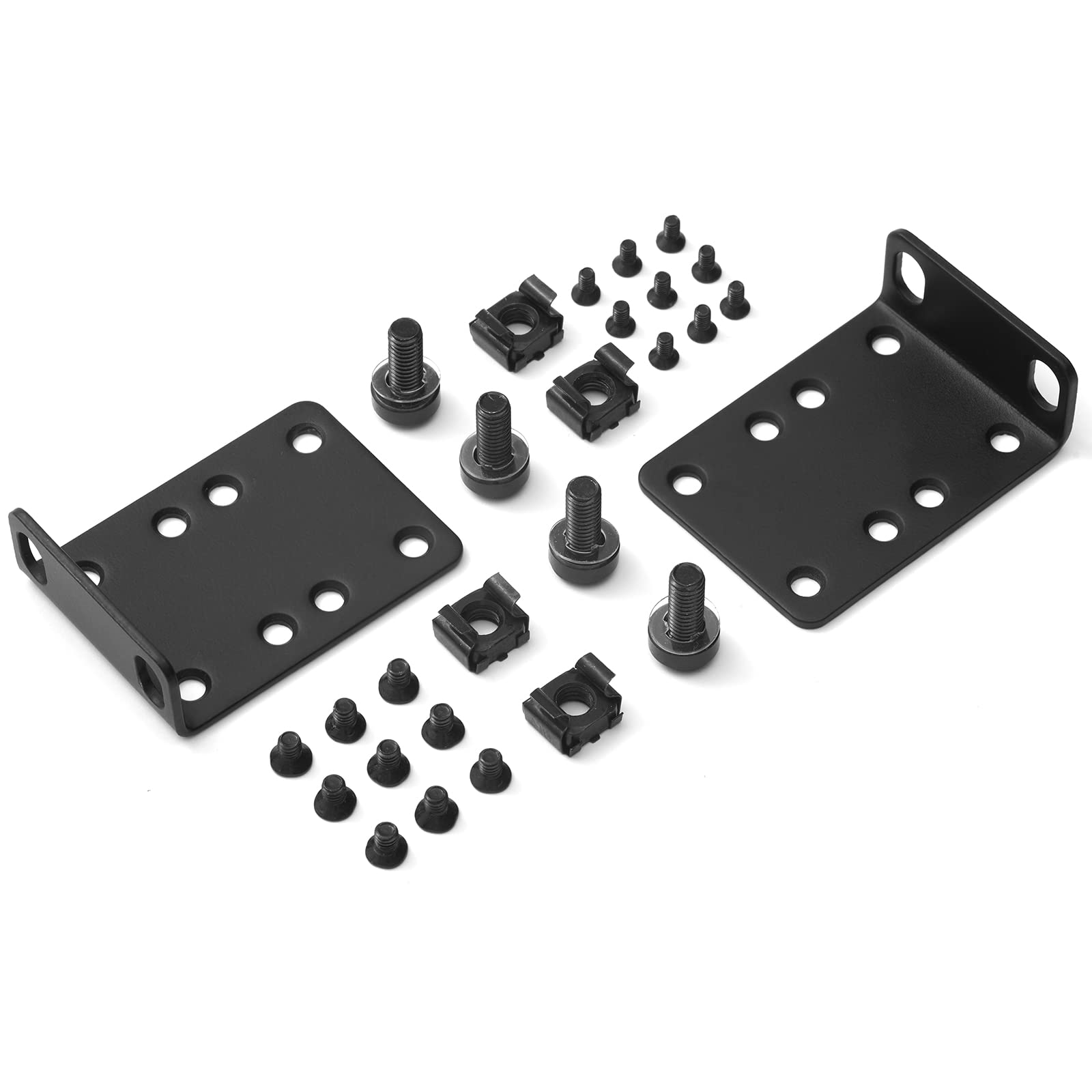 MokerLink Rack Mount Ear for 17.3 inch Switches, Compatible for Cisco, D-Link, Dell PowerConnect, HP V1910, Linksys, and NETGEAR