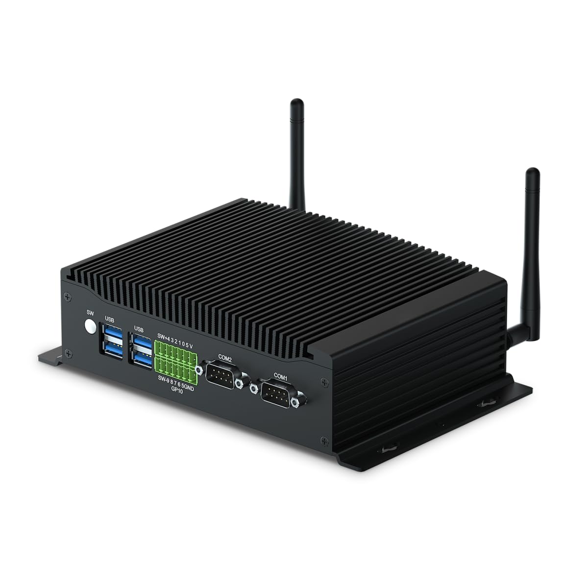 Weidian Fanless Pc Industrial Mini Pc Win 11 Pro I7 16Gb Ram 512Gb Ssd Core I7 10810U Desktop Computer 2Hd Dp Gpio M.2 M.2 Wifi