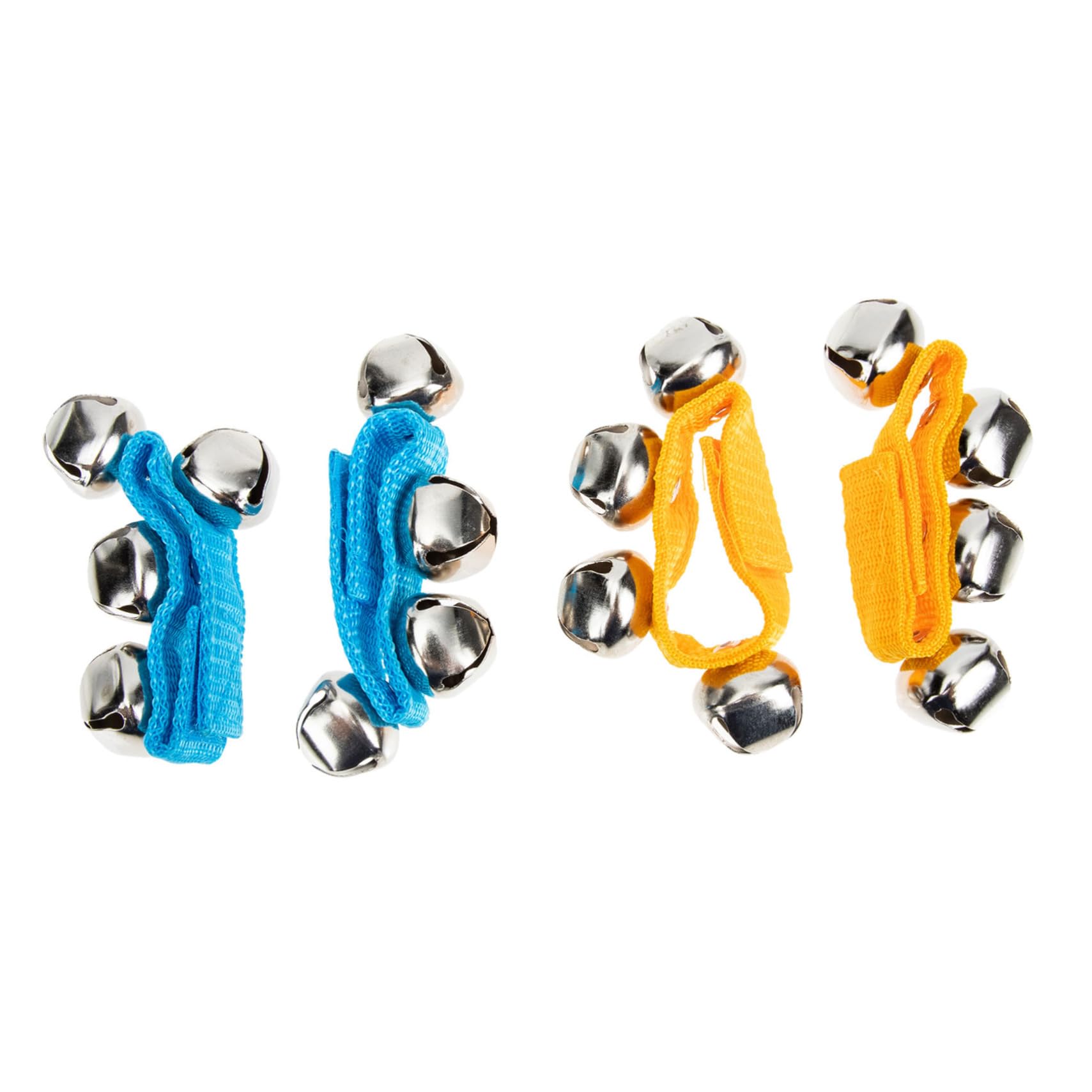 HANABASS 4pcs Musical Wrist Bells for Party Band Bell Bracelets Safe and Wear Percussion Instruments for Dance and Celebration