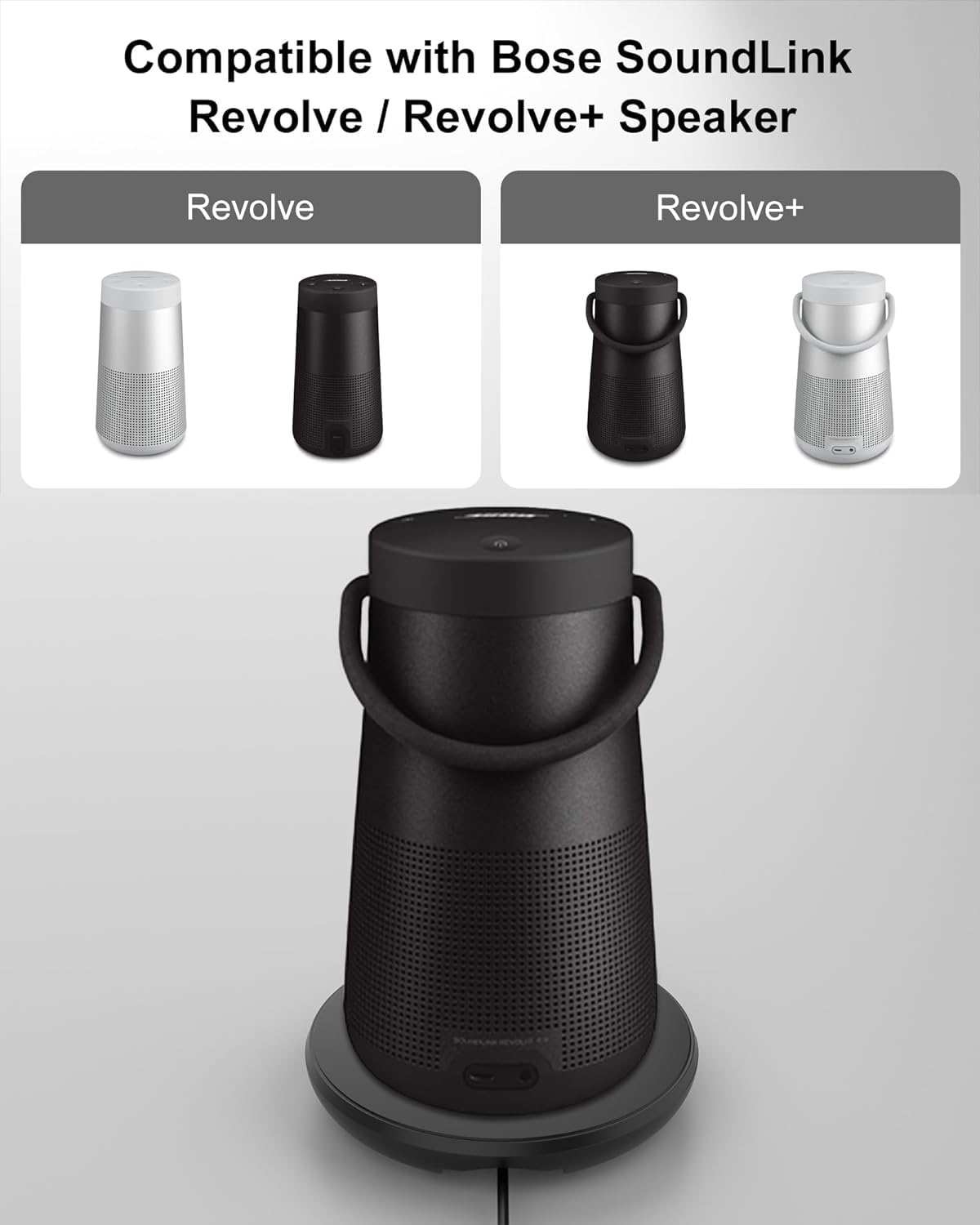 Fgieu Charging Dock Replacement For Bose Soundlink Revolve Charging Cradle For Bose Soundlink Revolve, Soundlink Revolve+(Series