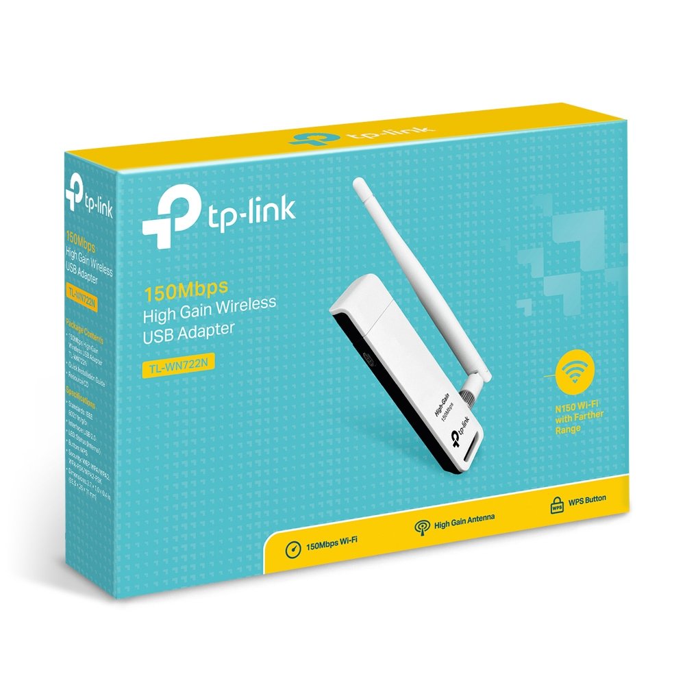 Tp-Link Nano Usb Wifi Dongle 150Mbps High Gain Wireless Network Adapter For Pc Desktop And Laptops. Supports Win10/8.1/8/7/Xp Li