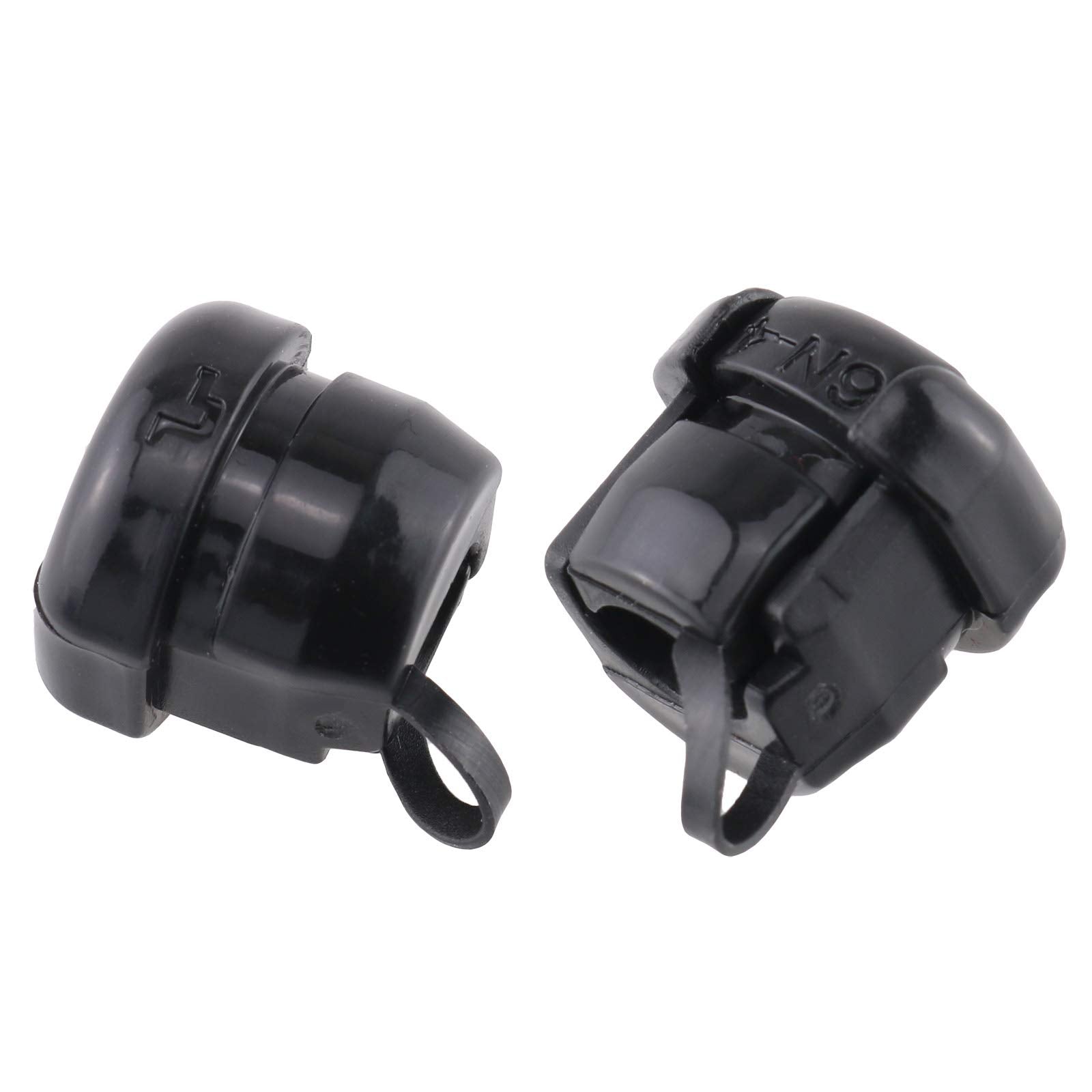 Hj Garden 10Pcs Wire Cover Round Cable Wire Strain Relief Bush Grommet Round Strain Relief Bushing Electric Cable Protection Cor