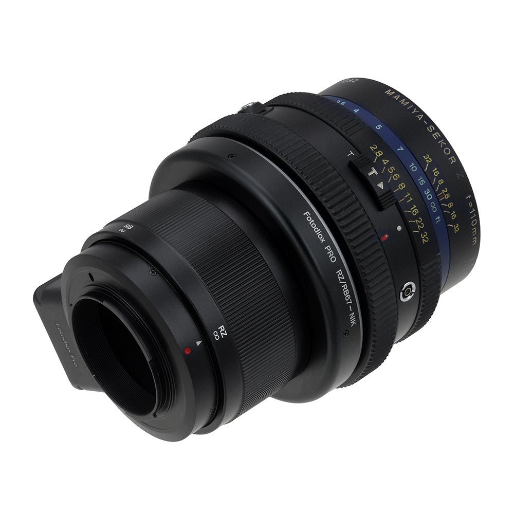 Fotodiox Pro Lens Mount Adapter With Focusing Barrel, For Mamiya Rb67 & Rz67 Lenses To Nikon F (Fx, Dx) Mount Camera System (Suc
