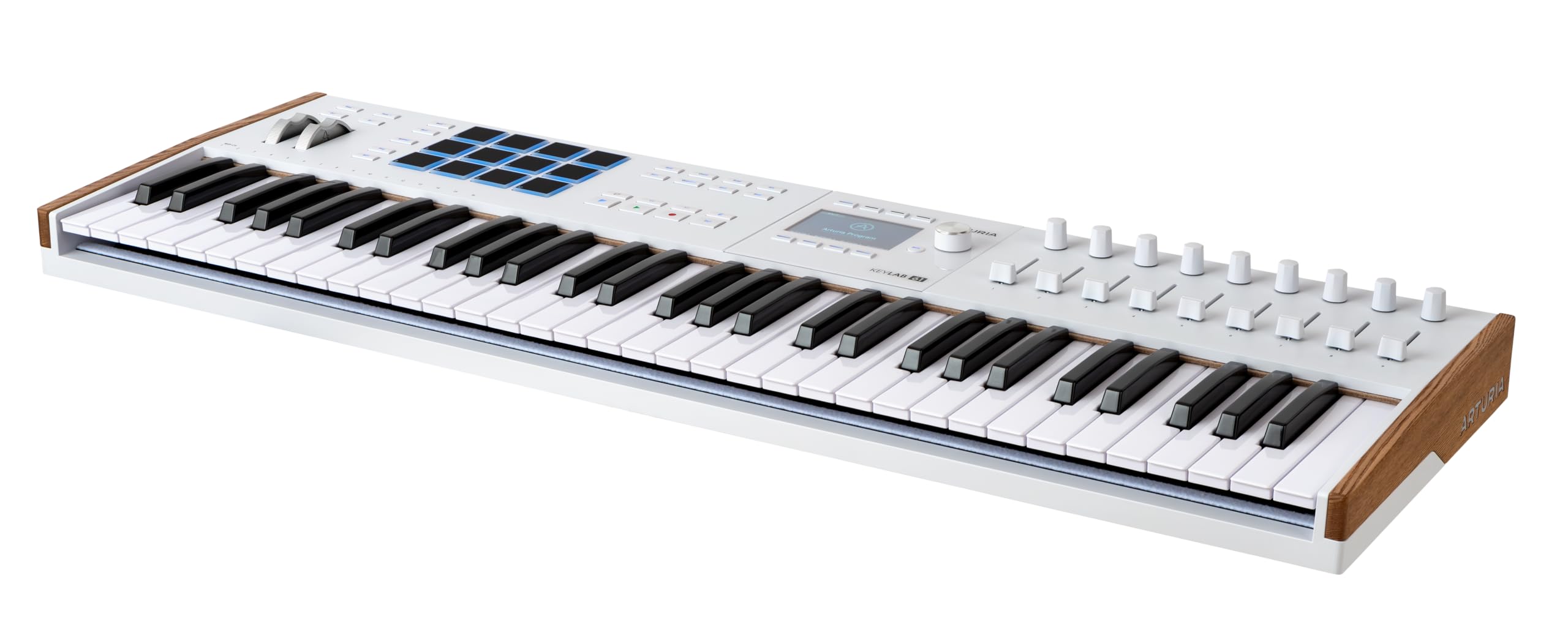 Arturia Keylab 61 Mk3 White - 61 Key Usb Midi Keyboard Controller With Analog Lab Pro Software Included