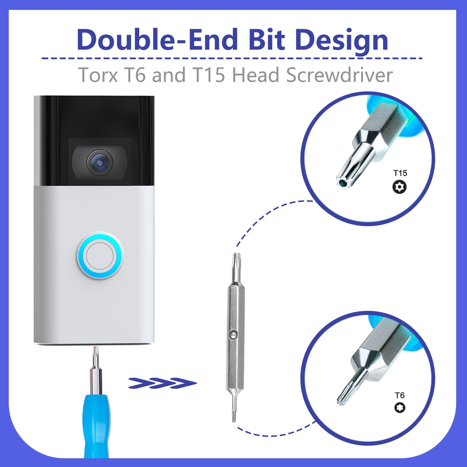 Video Doorbell Mount, Adjustable 30 To 55 Degree Doorbell Camera Angle Bracket Mount Wedge Kit Compatible With Video Doorbell 3/