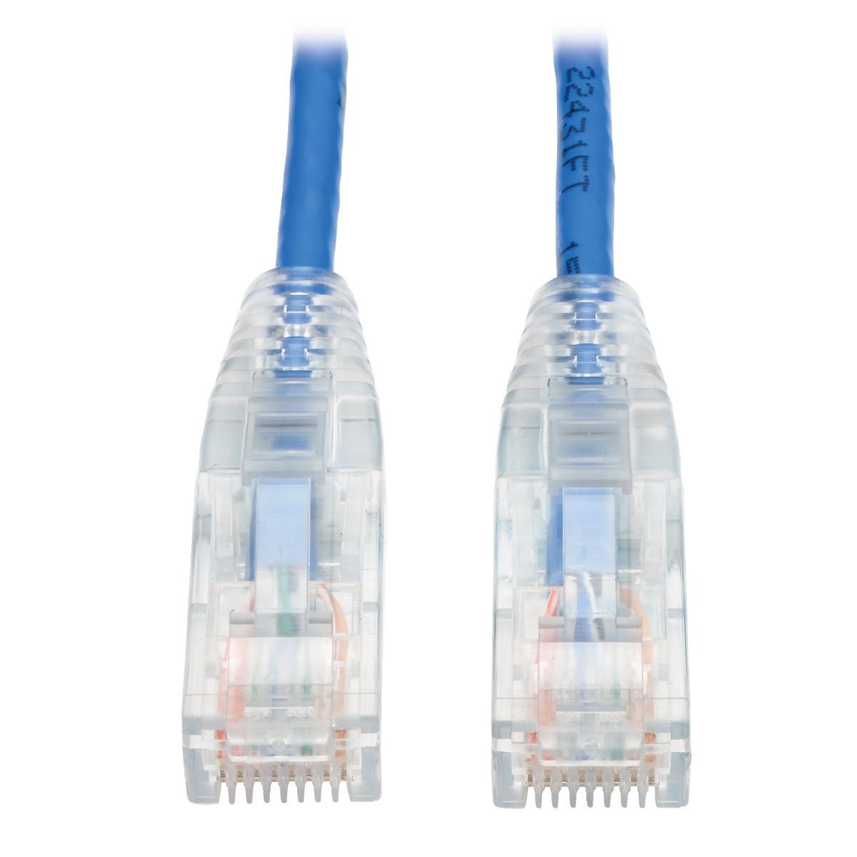Tripp Lite Cat6 Gigabit Patch Cable, Rj45 M/M, Gigabit, Snagless, Utp, Molded, Slim, Blue, 3 Ft. (N201 S03 Bl)