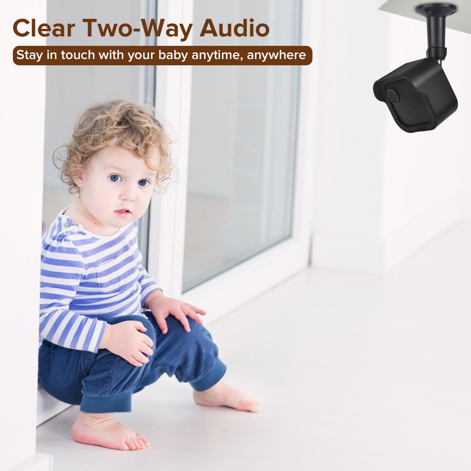 Wall Mount For Blink Outdoor Camera, Weatherproof Protective Housing With Charging Cutout For All New Blink Outdoor 4 (4Th Gen)