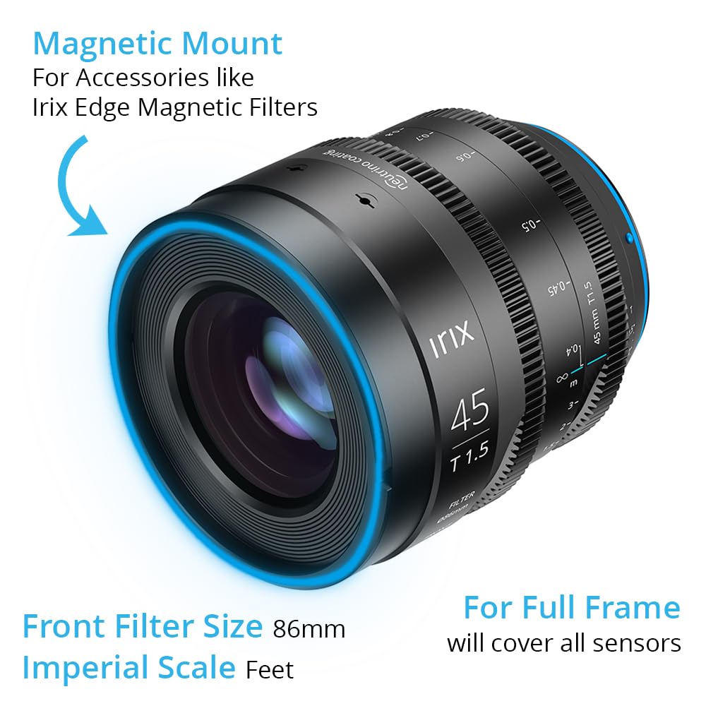Irix Cine 45Mm T1.5 Cinema Lens For Sony E Mount (Feet)