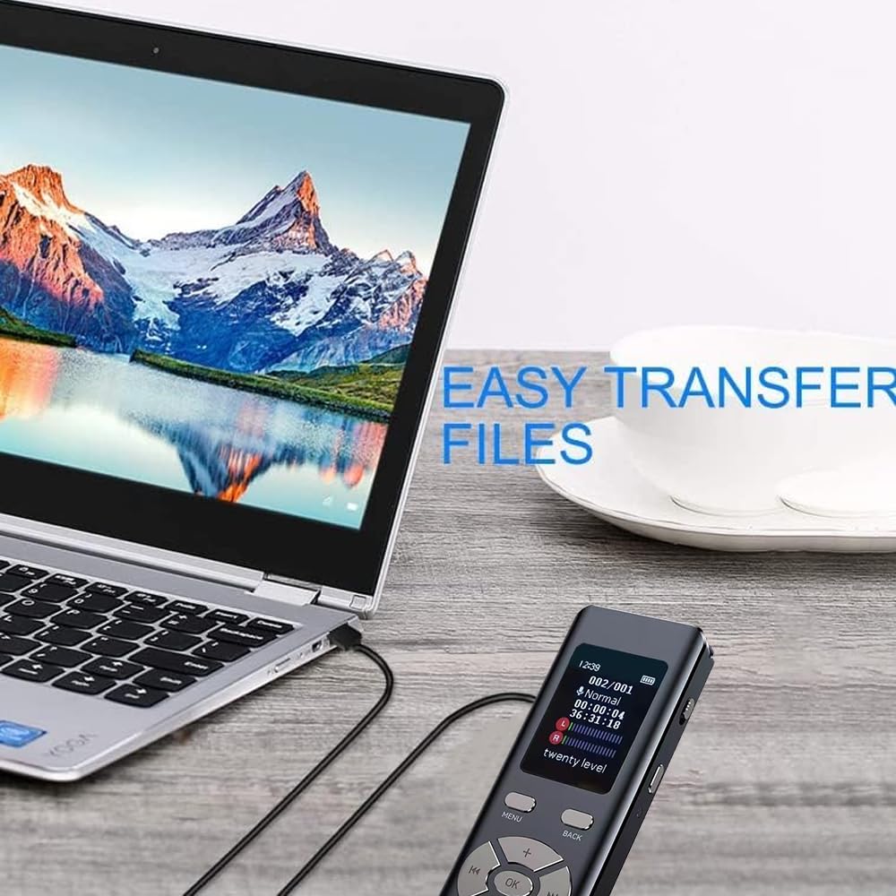 64Gb Digital Voice Recorder Mini Voice Recorder Upgraded Small Audio Recorder With Mp3&Usb For Lectures, Meetings, Interviews