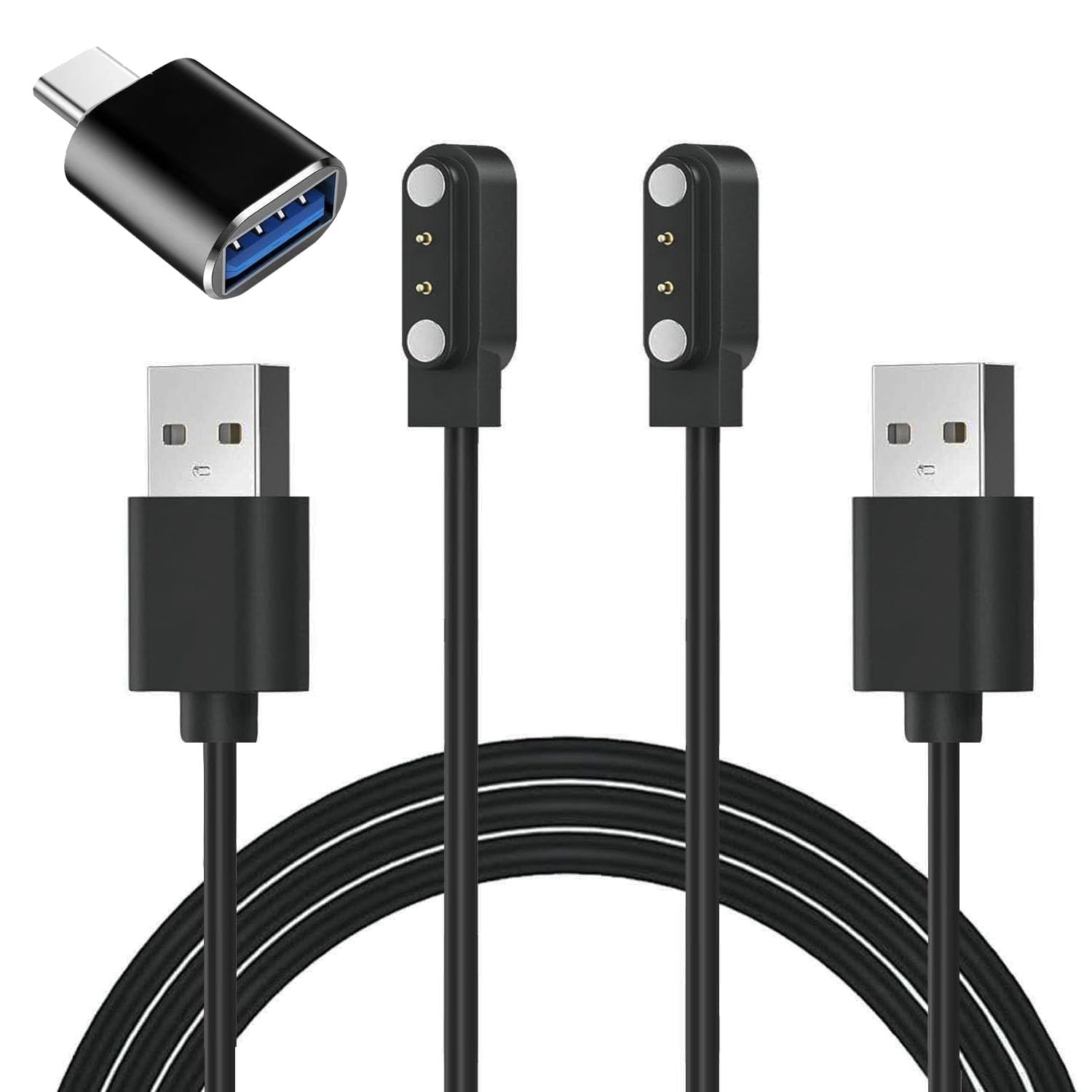 Smart Watch Charger Magnetic Compatible For Tozo, For Toobur, For Enomir, For Aeac, For Quican, For Tensky, For Wyze, For Skg Sm