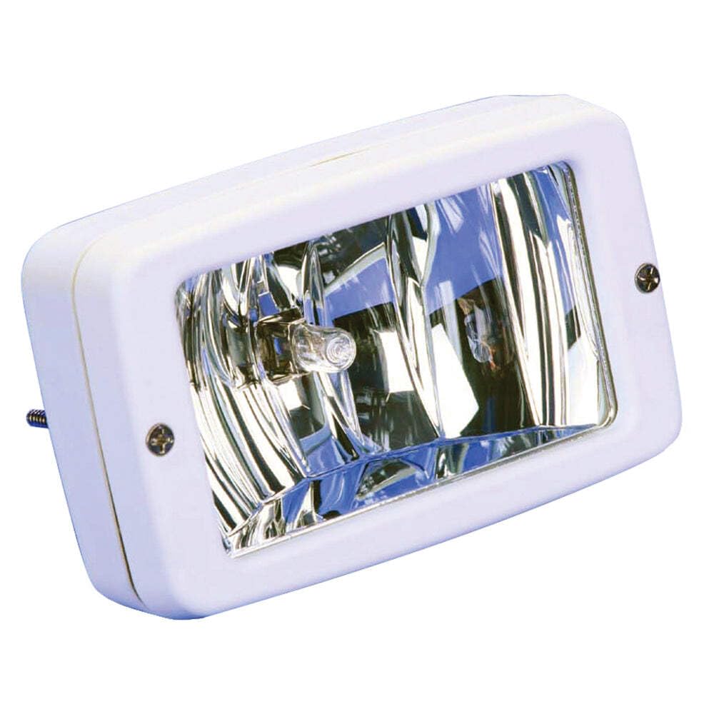 Marinco Flush Mount Halogen Deck Lamp - 12V - 55W - White [Ml-005Nww],WBLITB07NKSHDS9