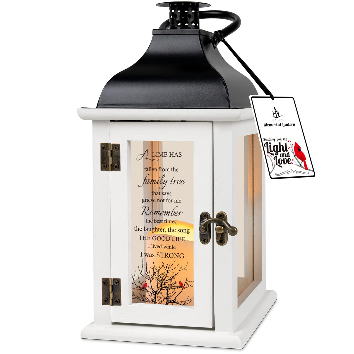 Memorial Lantern - Bereavement Sympathy Gifts For Loss Of Loved One Memorial Gifts For Loss Of Mother Loss Of Father Remembrance