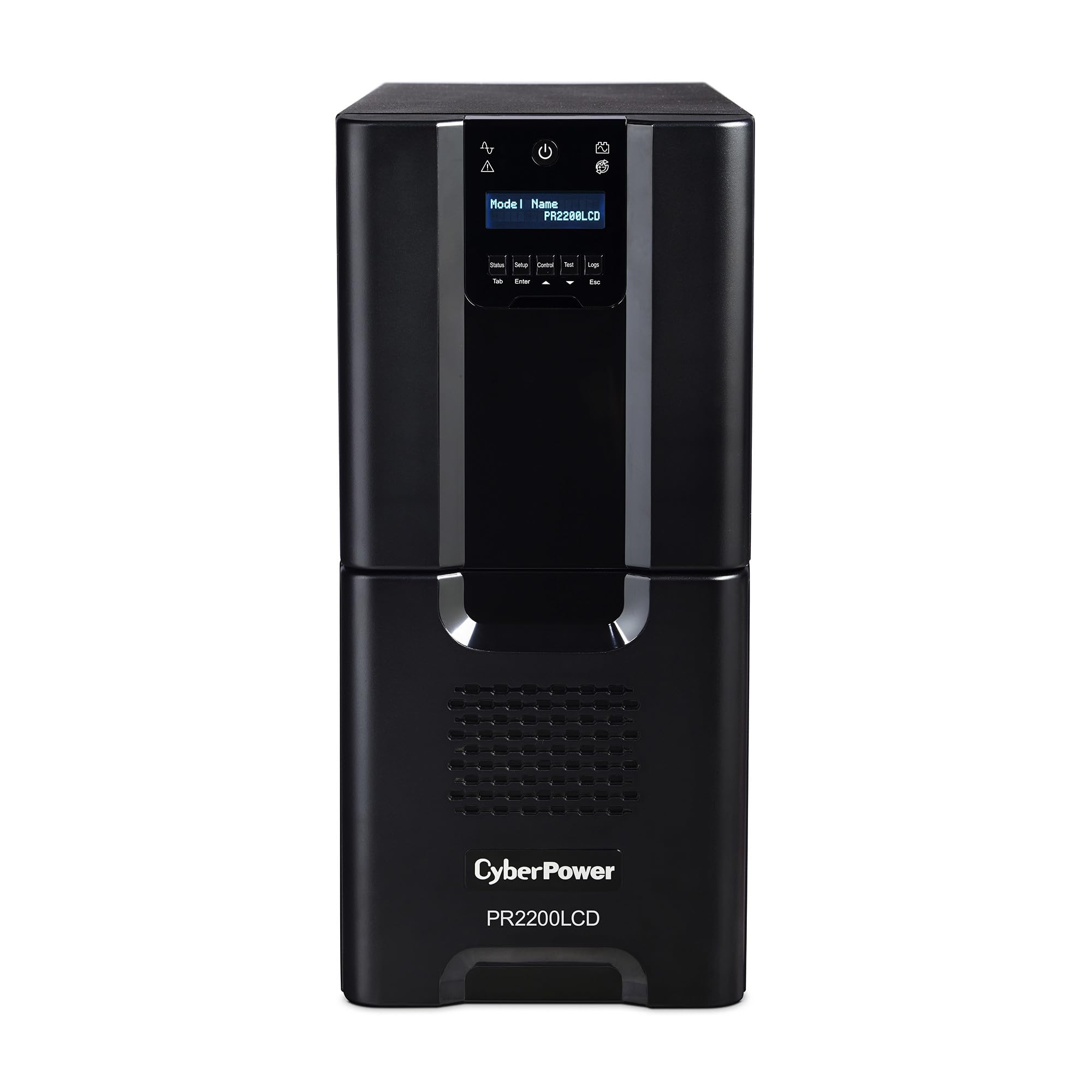 CyberPower PR2200LCD Smart App Sinewave UPS System, 2200VA/1980W, 10 Outlets, AVR, Tower