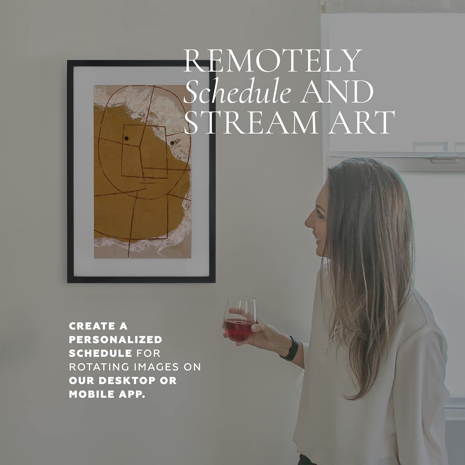 Canvia Smart Digital Canvas Display And Frame   For Fine Painting, Wall Art, Nfts, Personal Photos & Videos   Advanced Hd Displa