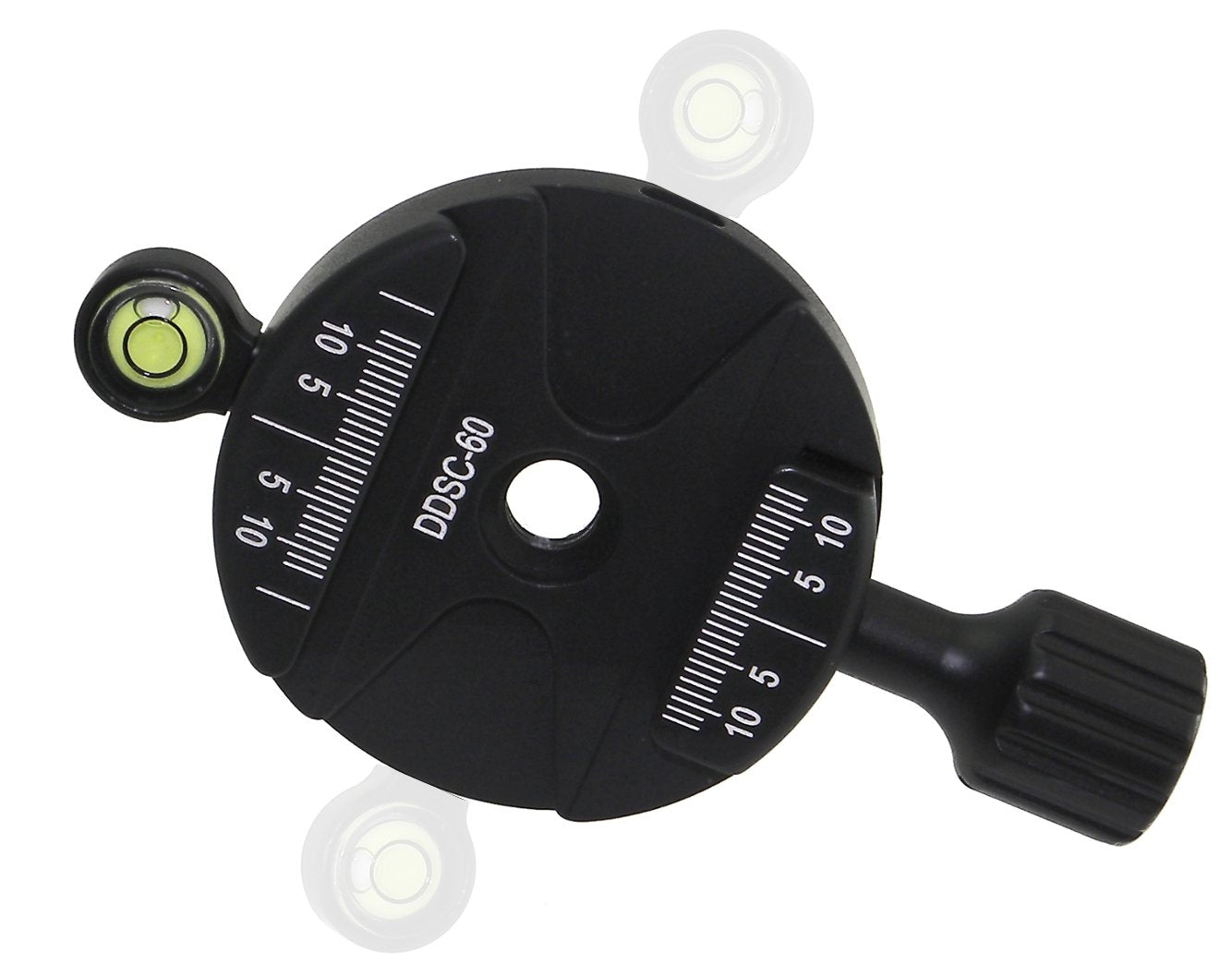 Desmond 60Mm Disc Circular Clamp Ddsc 60 Arca Swiss Compatible With 3 Position Bubble Level
