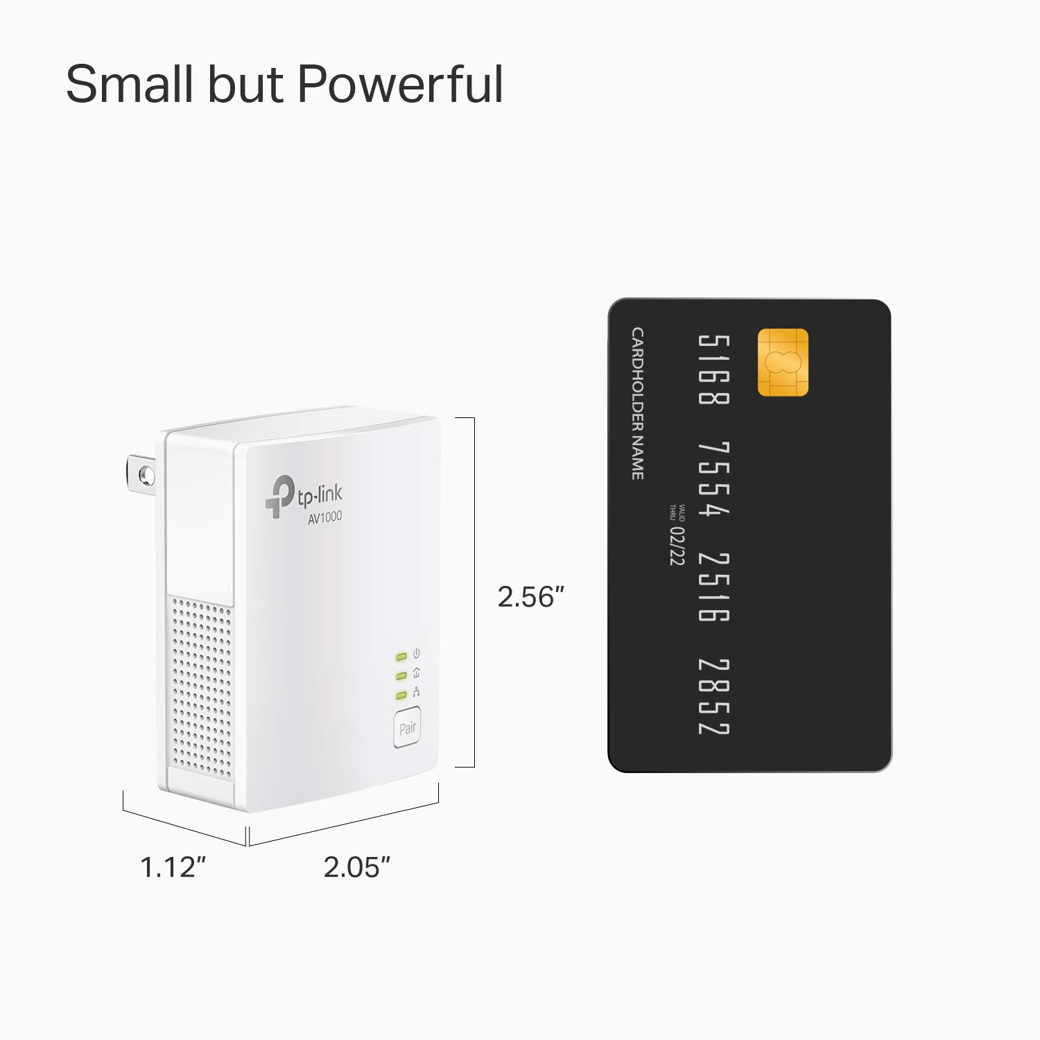 Tp-Link Powerline Ethernet Adapter Starter Kit - Av1000 Gigabit Port, Plug&Play, Ethernet Over Power, Nano Size, Ideal For Smart