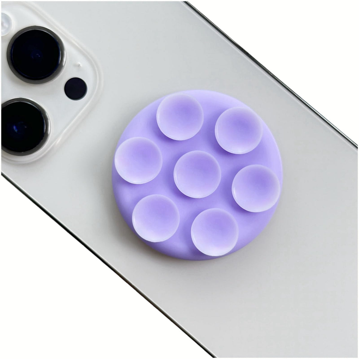 Grippopso Silicone Suction Cup Phone Grip Holder Stand, Expandable And Collapsible Phone Grip Stand Holder, Hands-Free Mirror Sh