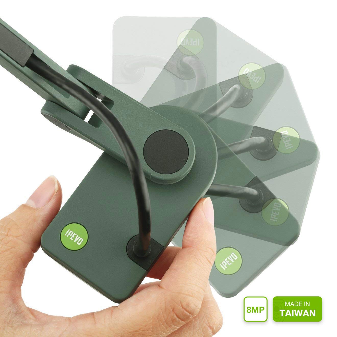 Ipevo Vz-R Hdmi/Usb Dual Mode 8Mp Document Camera - Mac Os, Windows, Chromebook Compatible For Live Demo, Web Conferencing, Remo