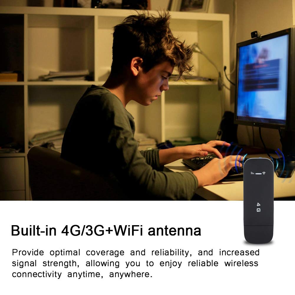 Wireless Network Router, 4G Lte Usb Portable Wifi Router Pocket Mobile Hotspot Wireless Network Smart Router Internet Connection